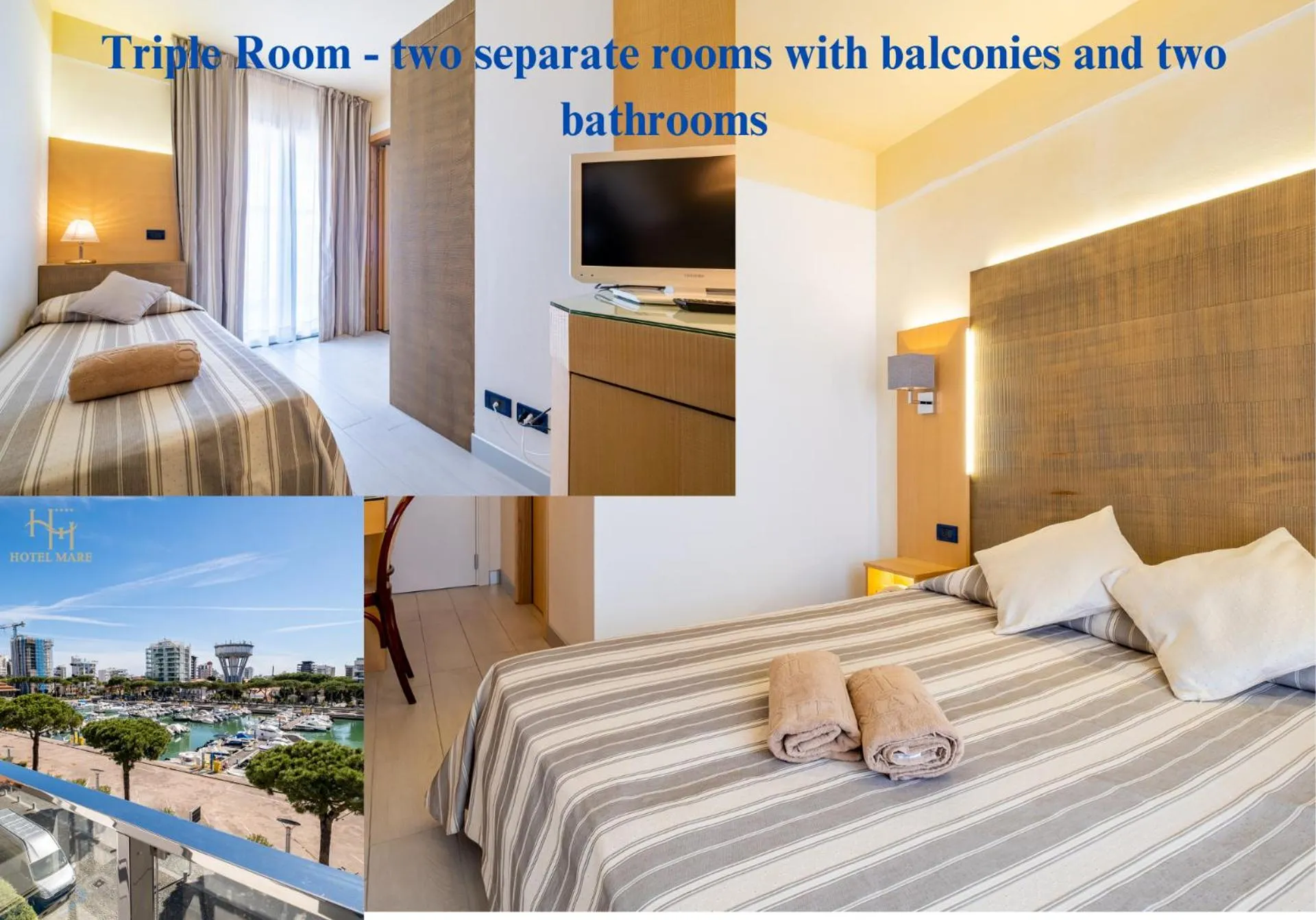 Bedroom, Bed in Hotel Mare