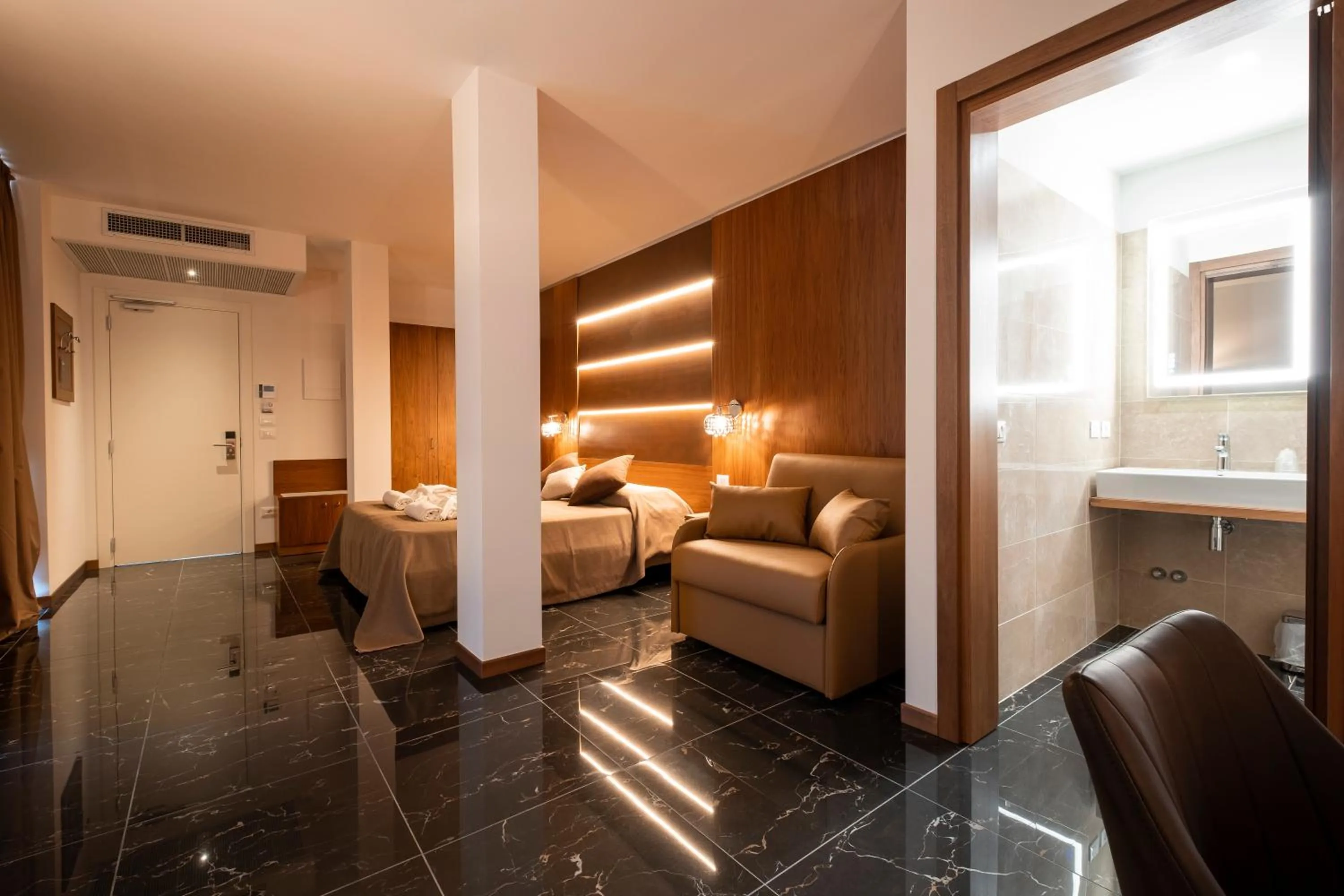 Bedroom, Bed in Hotel Mare