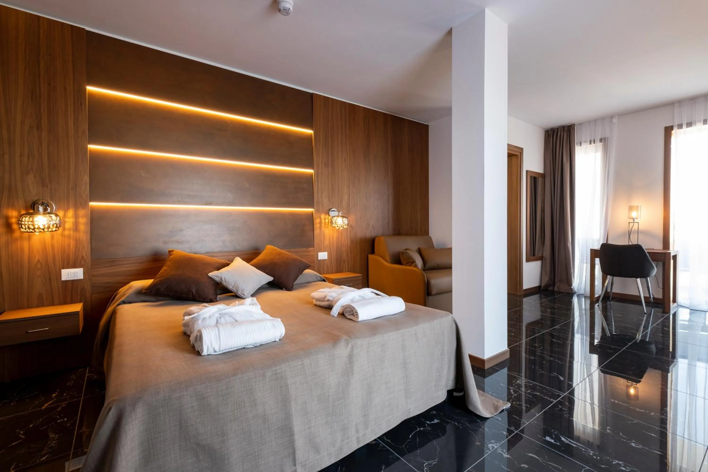 Bedroom, Bed in Hotel Mare