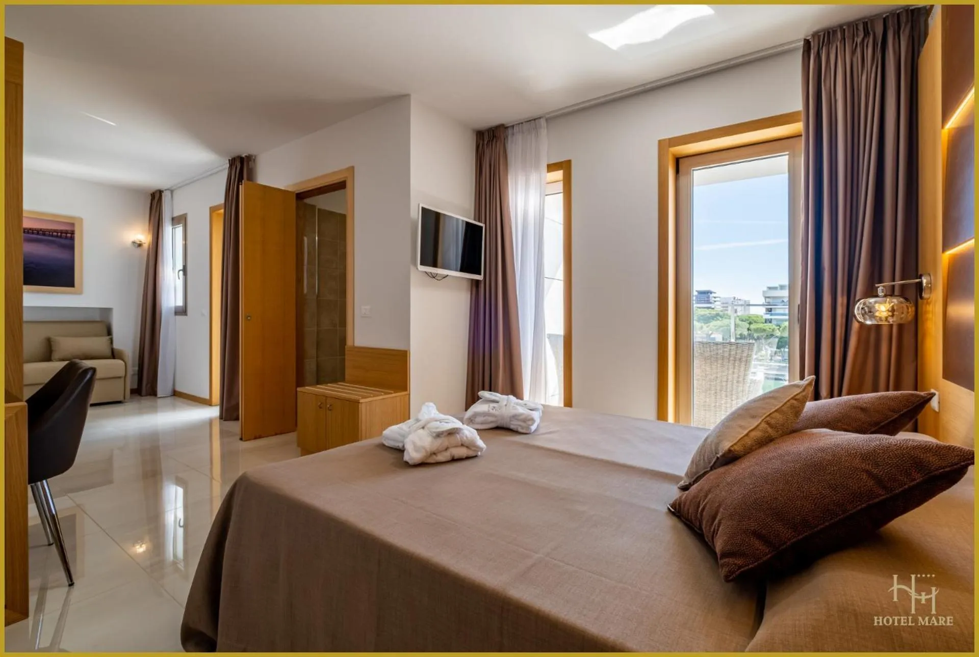 Bedroom, Bed in Hotel Mare