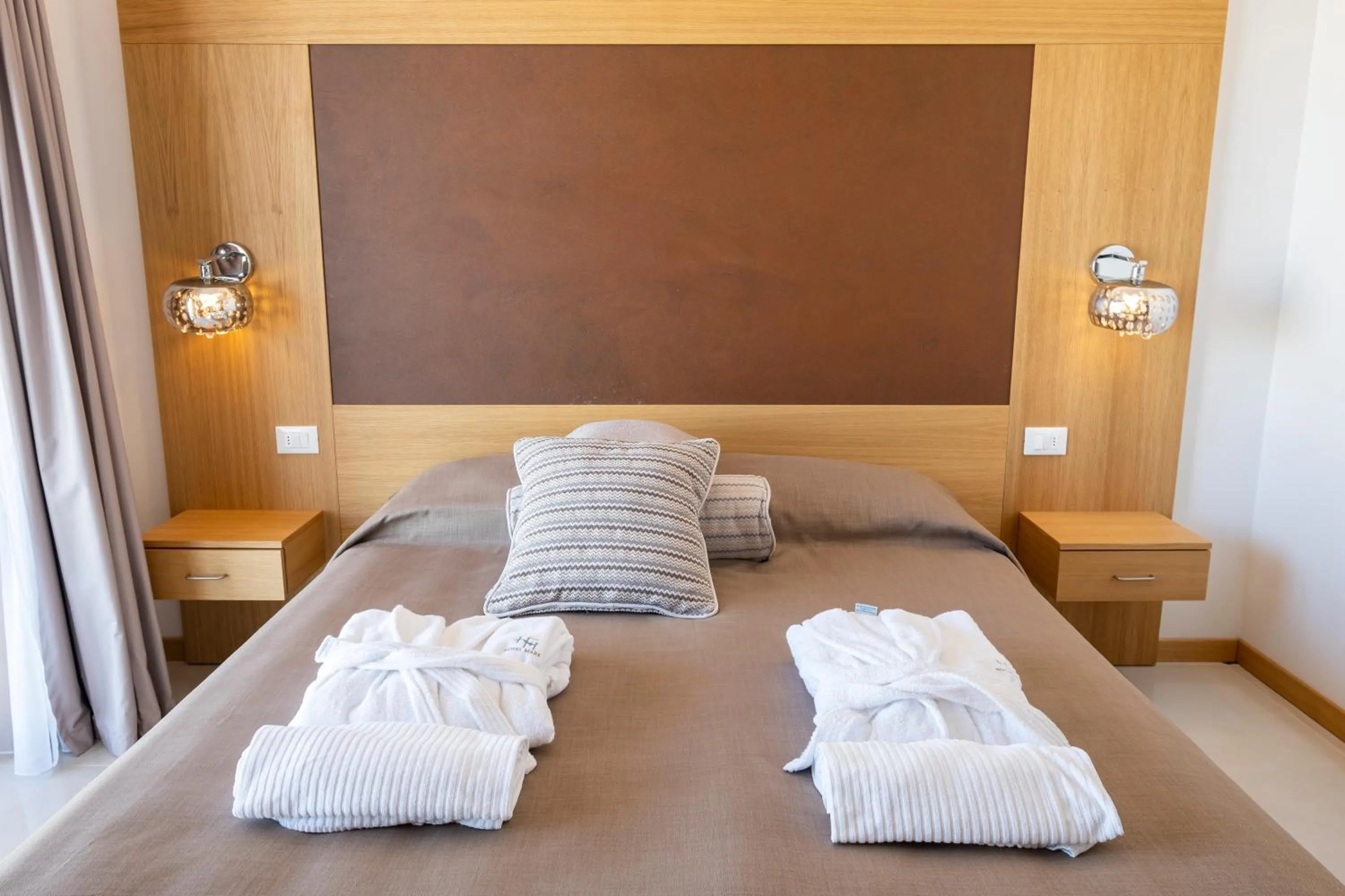 Bed in Hotel Mare