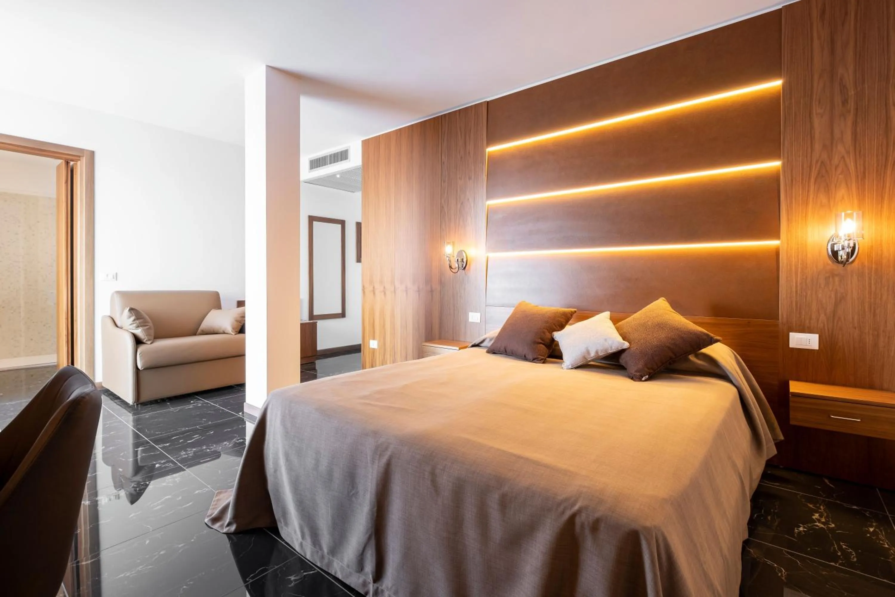 Bedroom, Bed in Hotel Mare