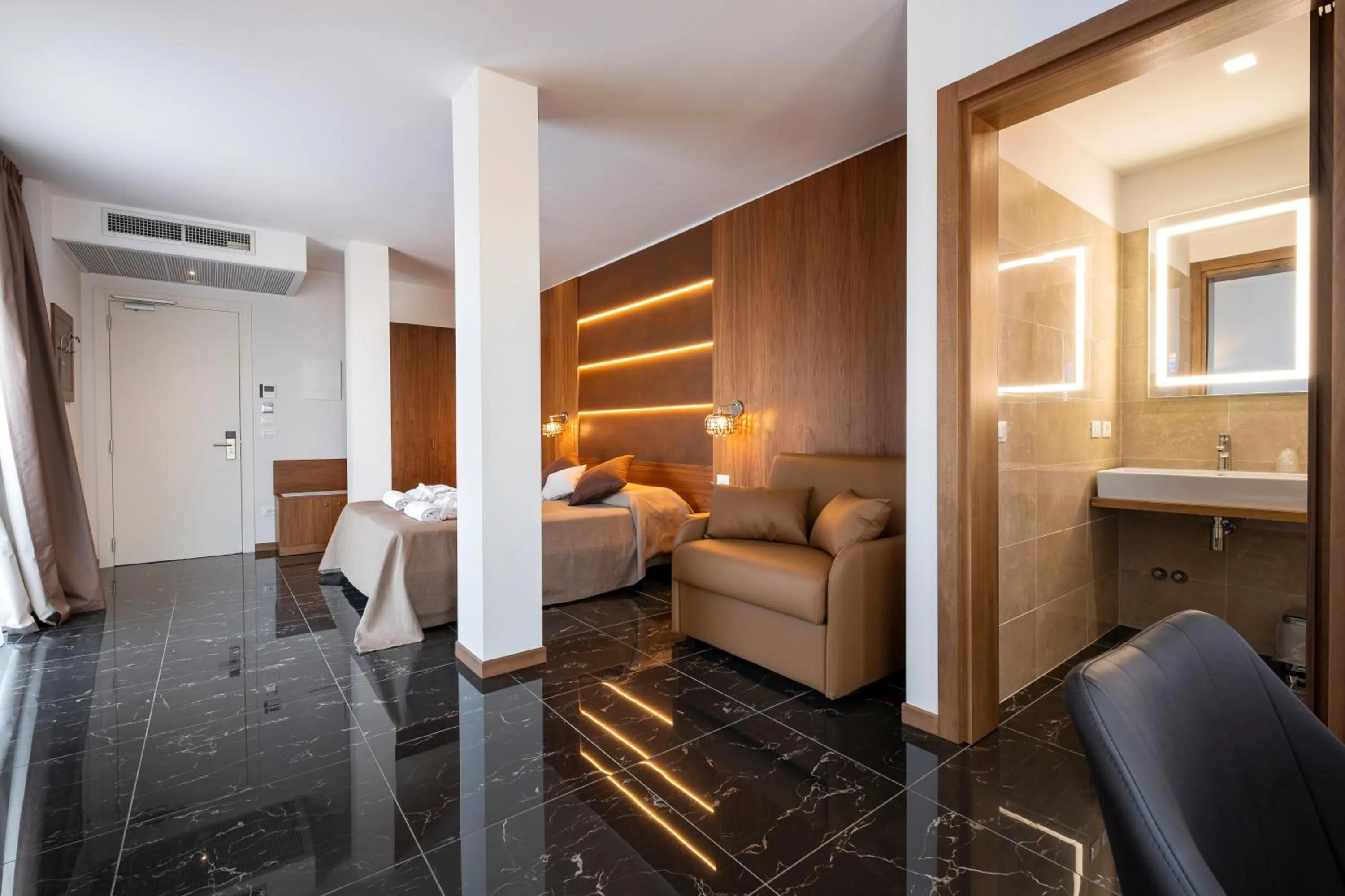 Bedroom, Bed in Hotel Mare