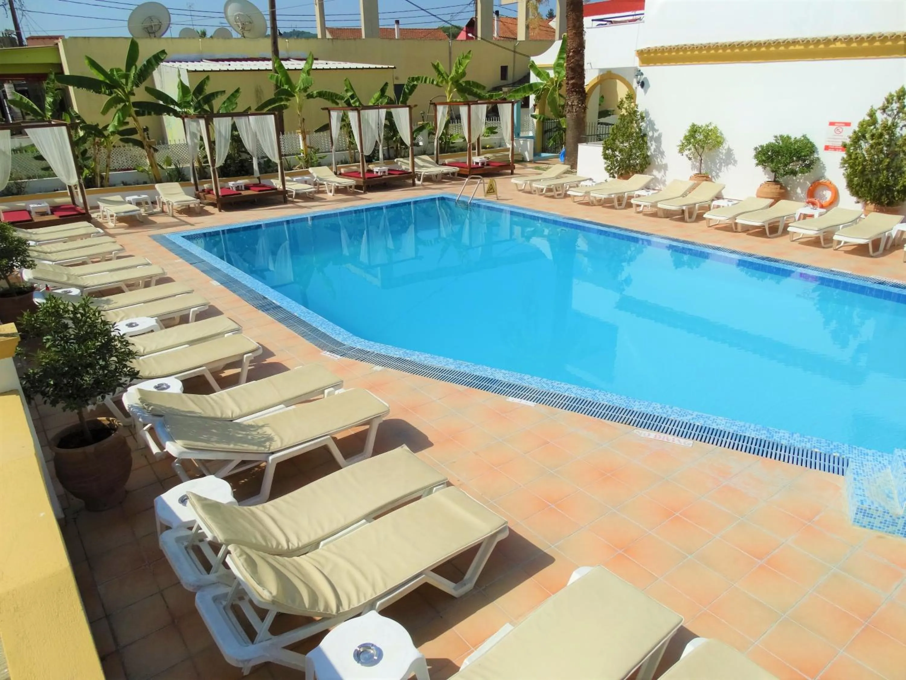 Pool view in Oasis Beach Club