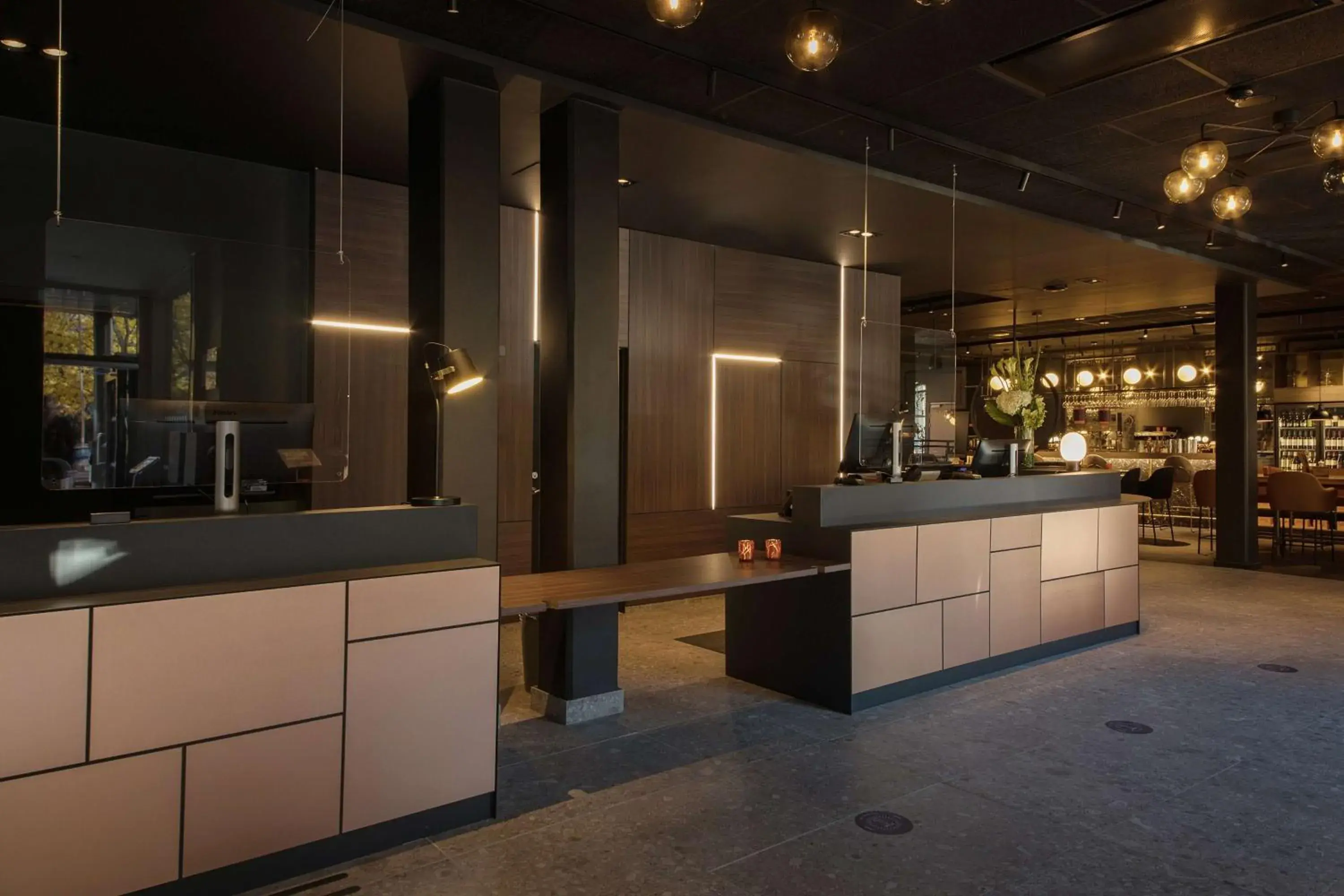 Lobby or reception in Scandic Helsfyr Lobby or reception in Scandic Helsfyr