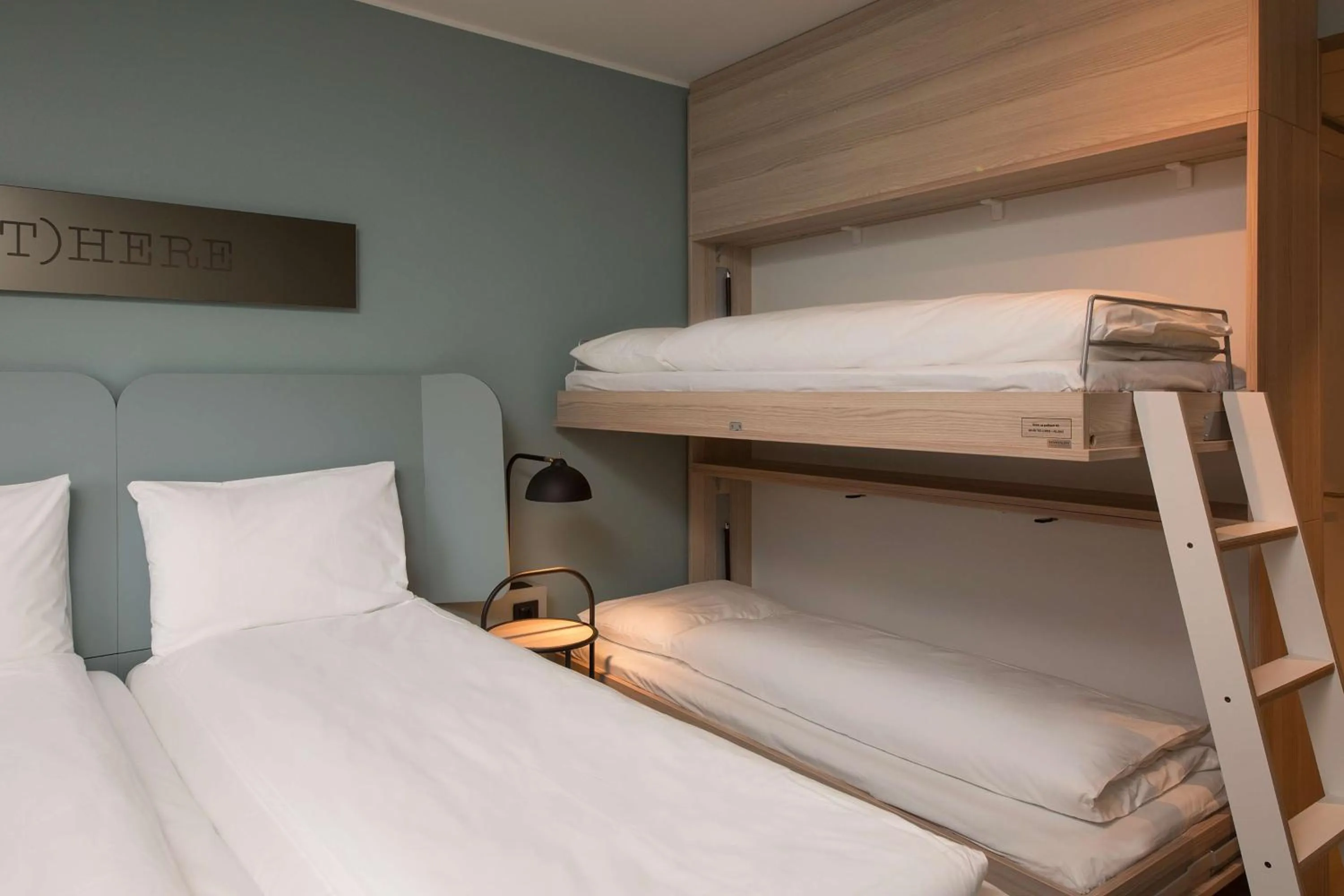 Bedroom, Bed in Scandic Helsfyr