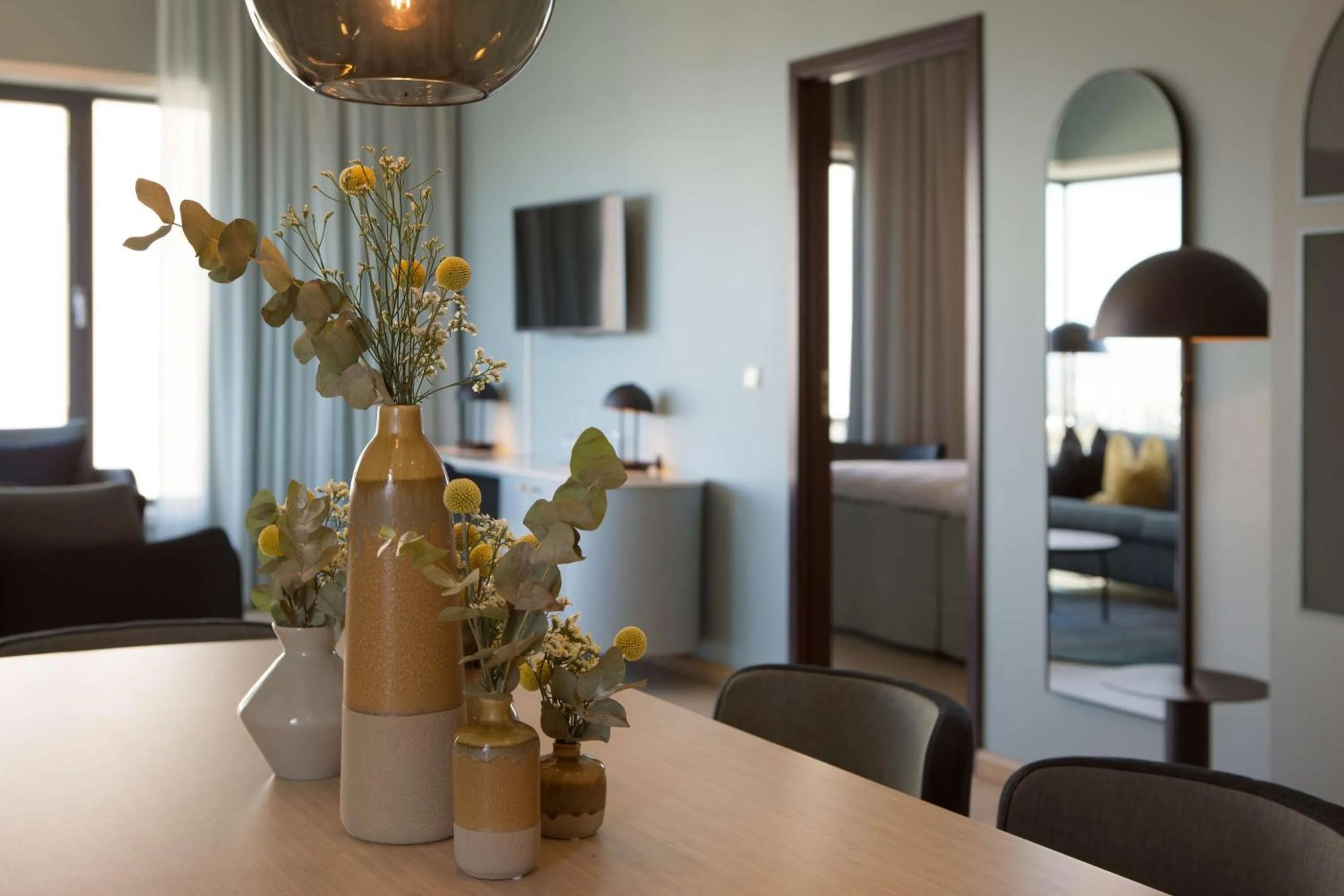 Bedroom in Scandic Helsfyr