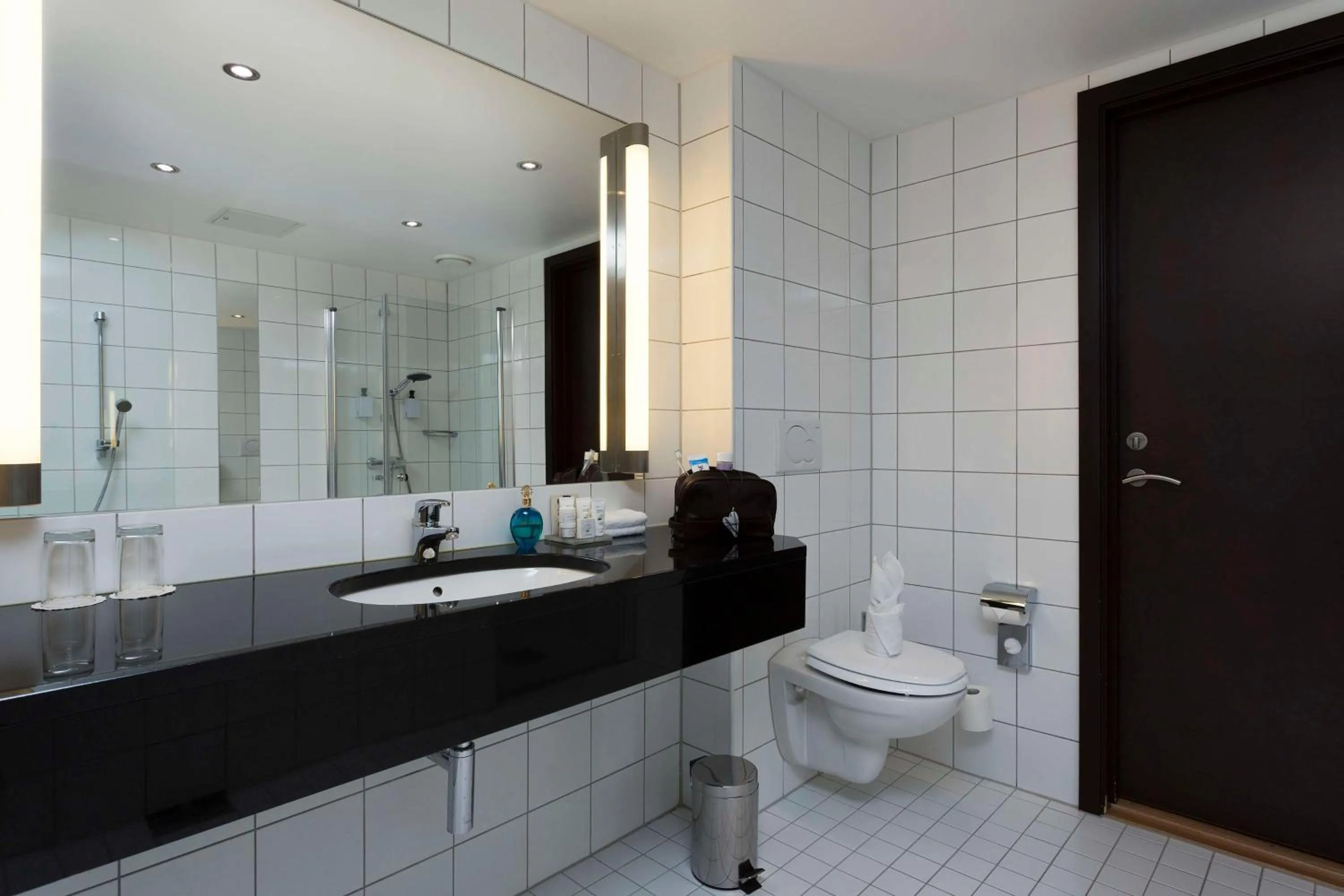 Bedroom in Scandic Helsfyr