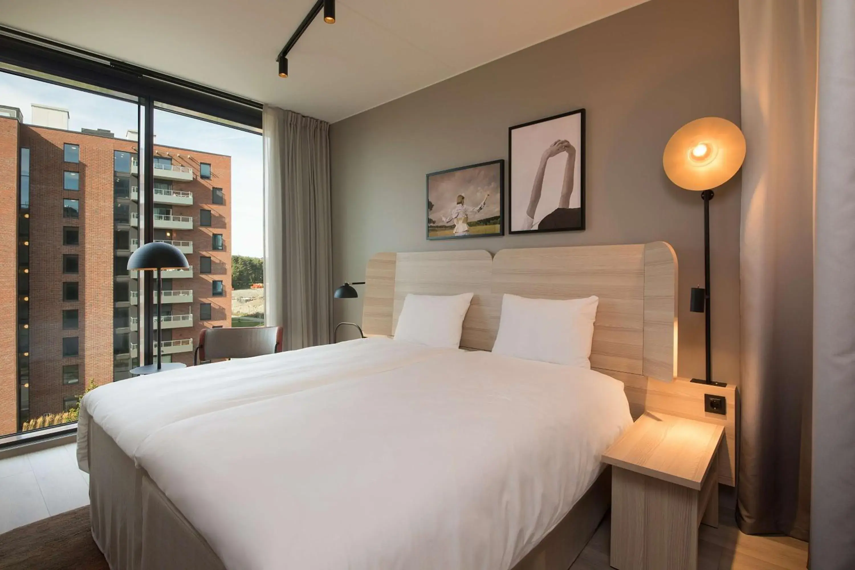 Bedroom, Bed in Scandic Helsfyr Bedroom, Bed in Scandic Helsfyr