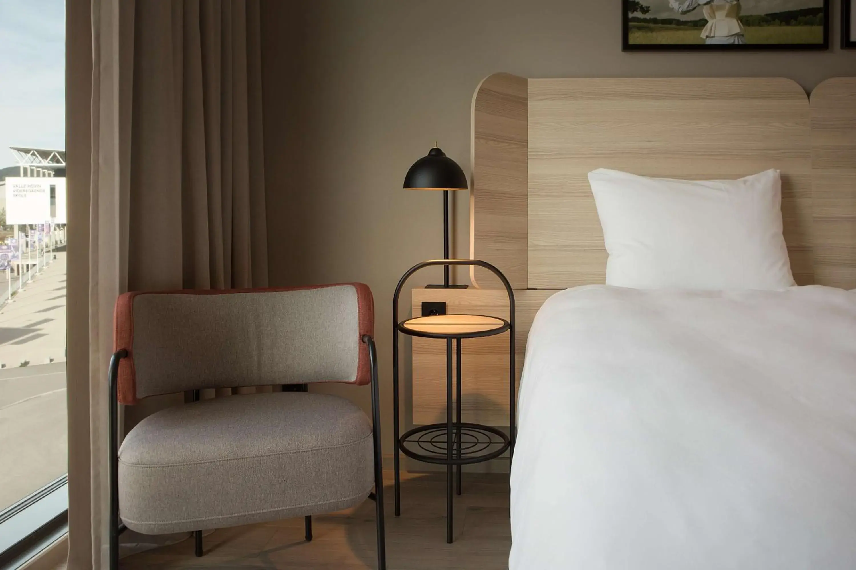 Bedroom, Bed in Scandic Helsfyr Bedroom, Bed in Scandic Helsfyr