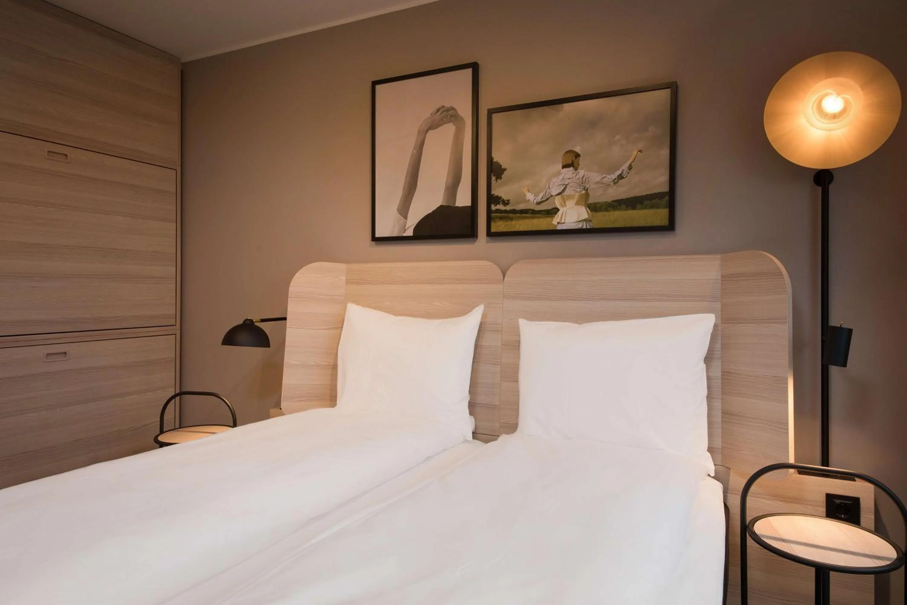 Bedroom, Bed in Scandic Helsfyr