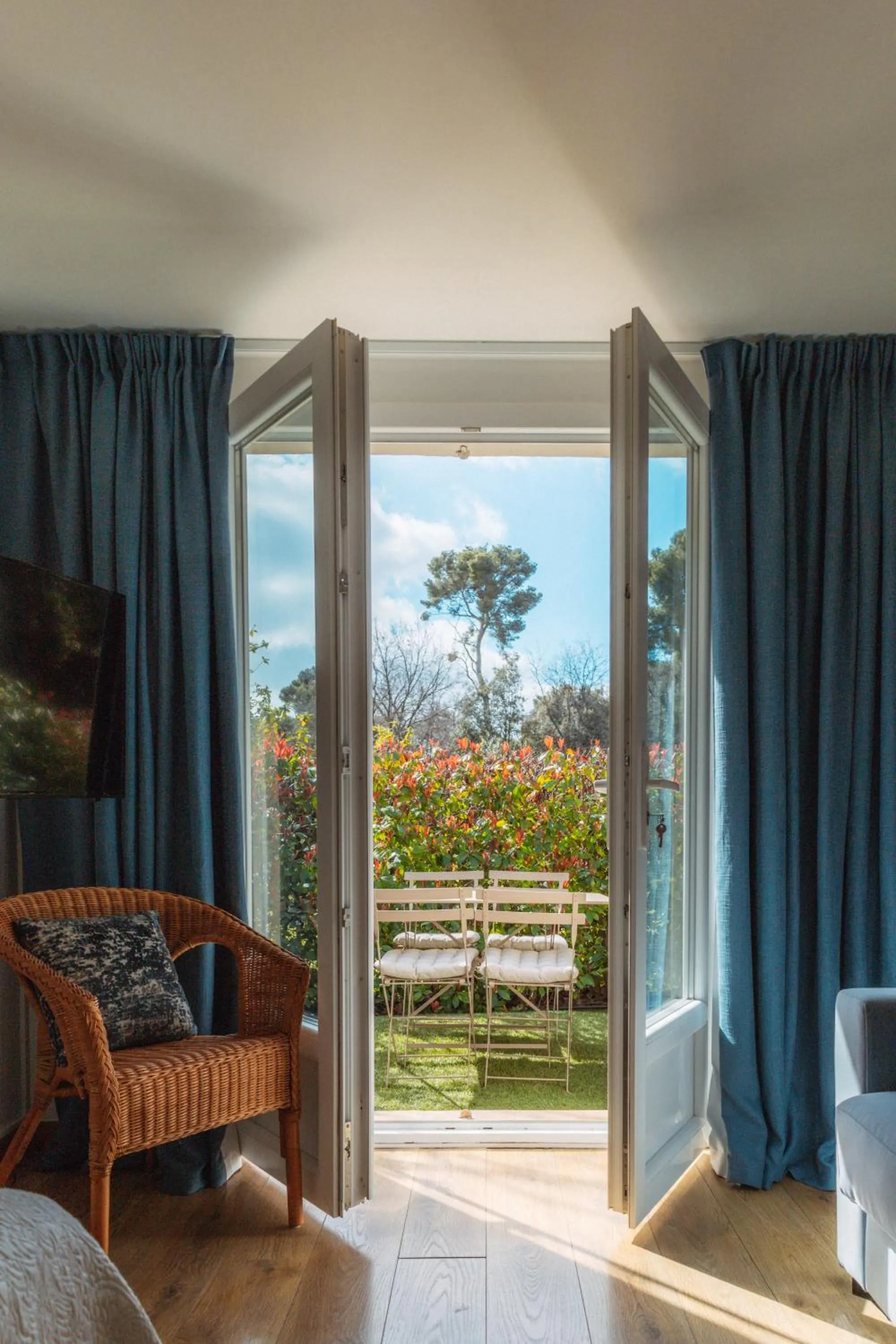 Garden in Hotel Les Messugues