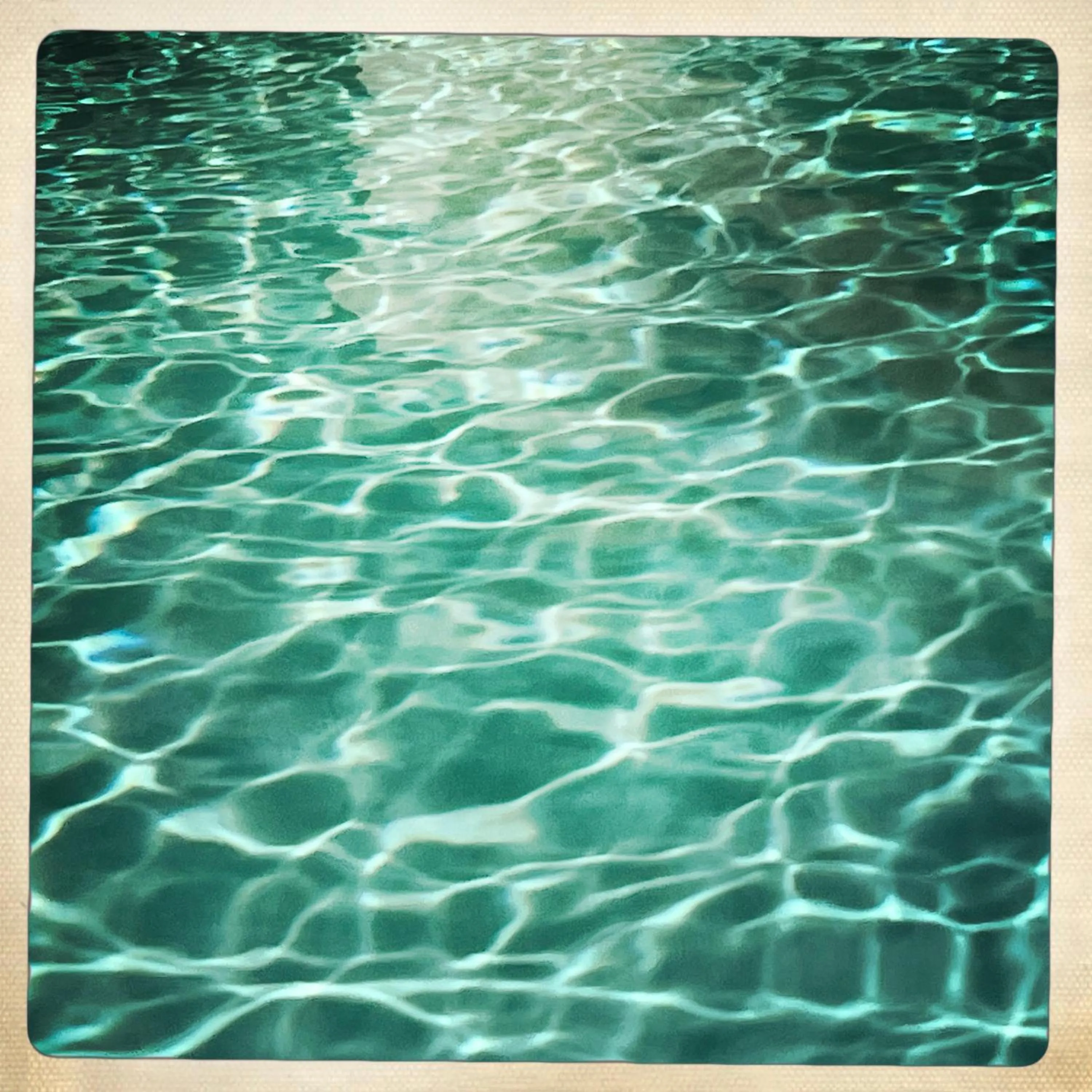 Pool view in Hotel Les Messugues