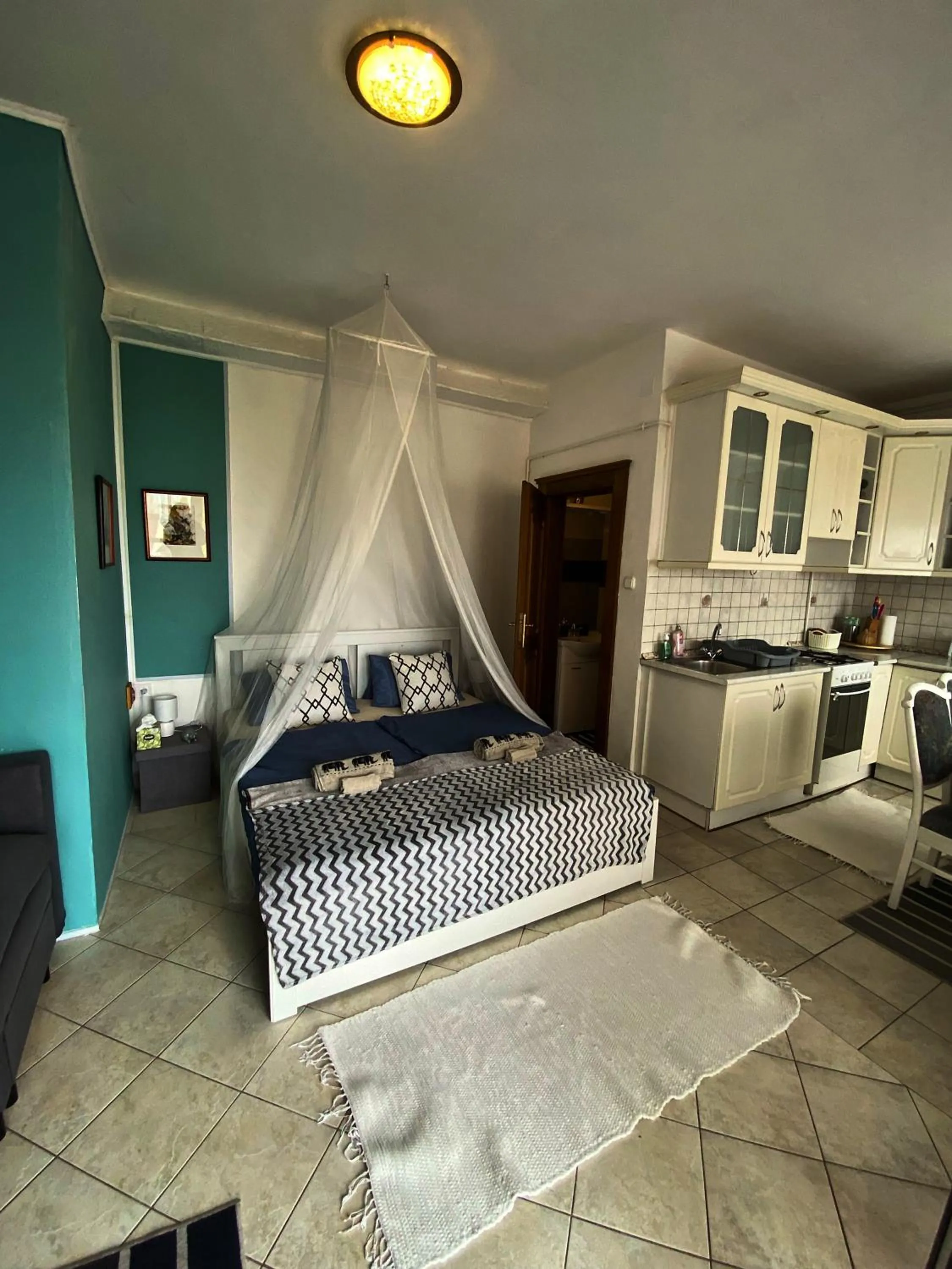 Bed in Villa Borostyán