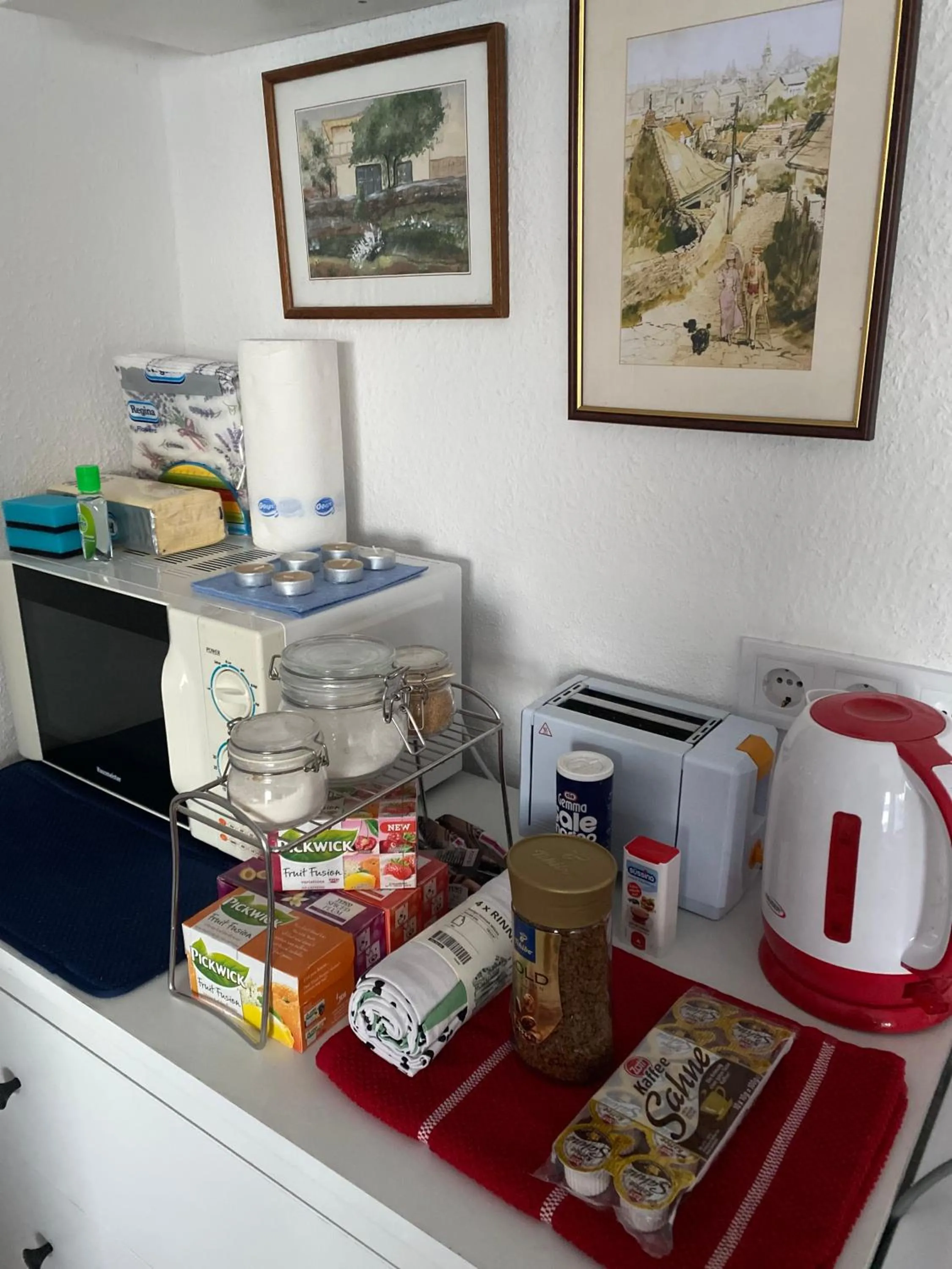 Coffee/tea facilities in Villa Borostyán
