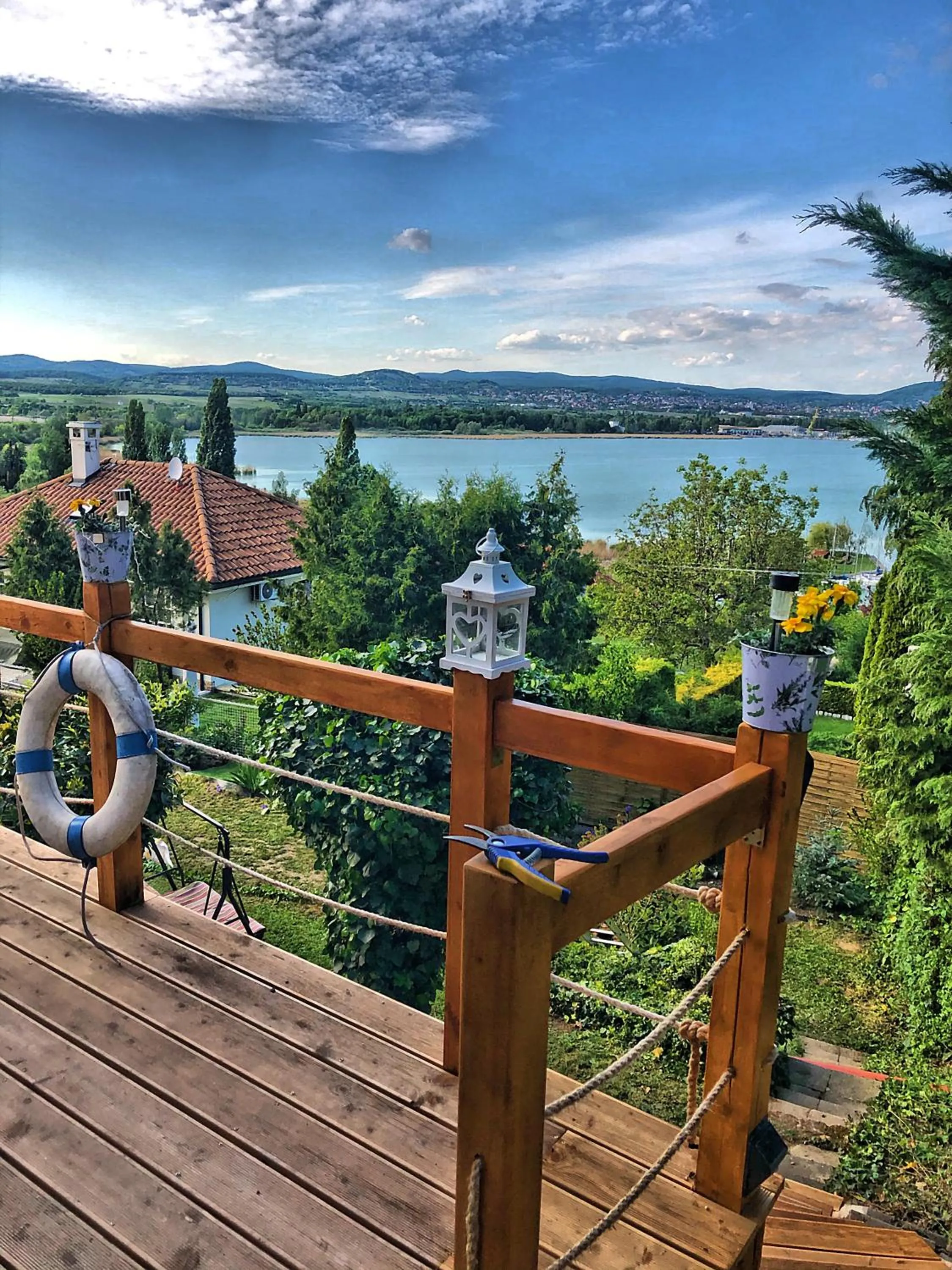 Balcony/Terrace in Villa Borostyán