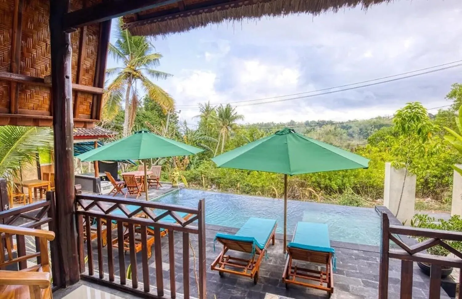 Swimming pool in The Mountain Cottage