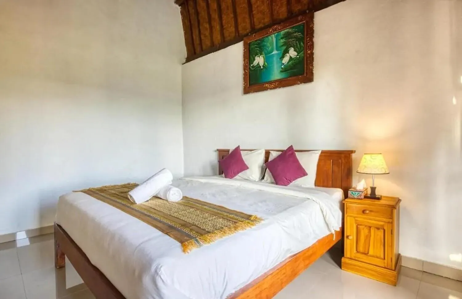 Bedroom, Bed in The Mountain Cottage