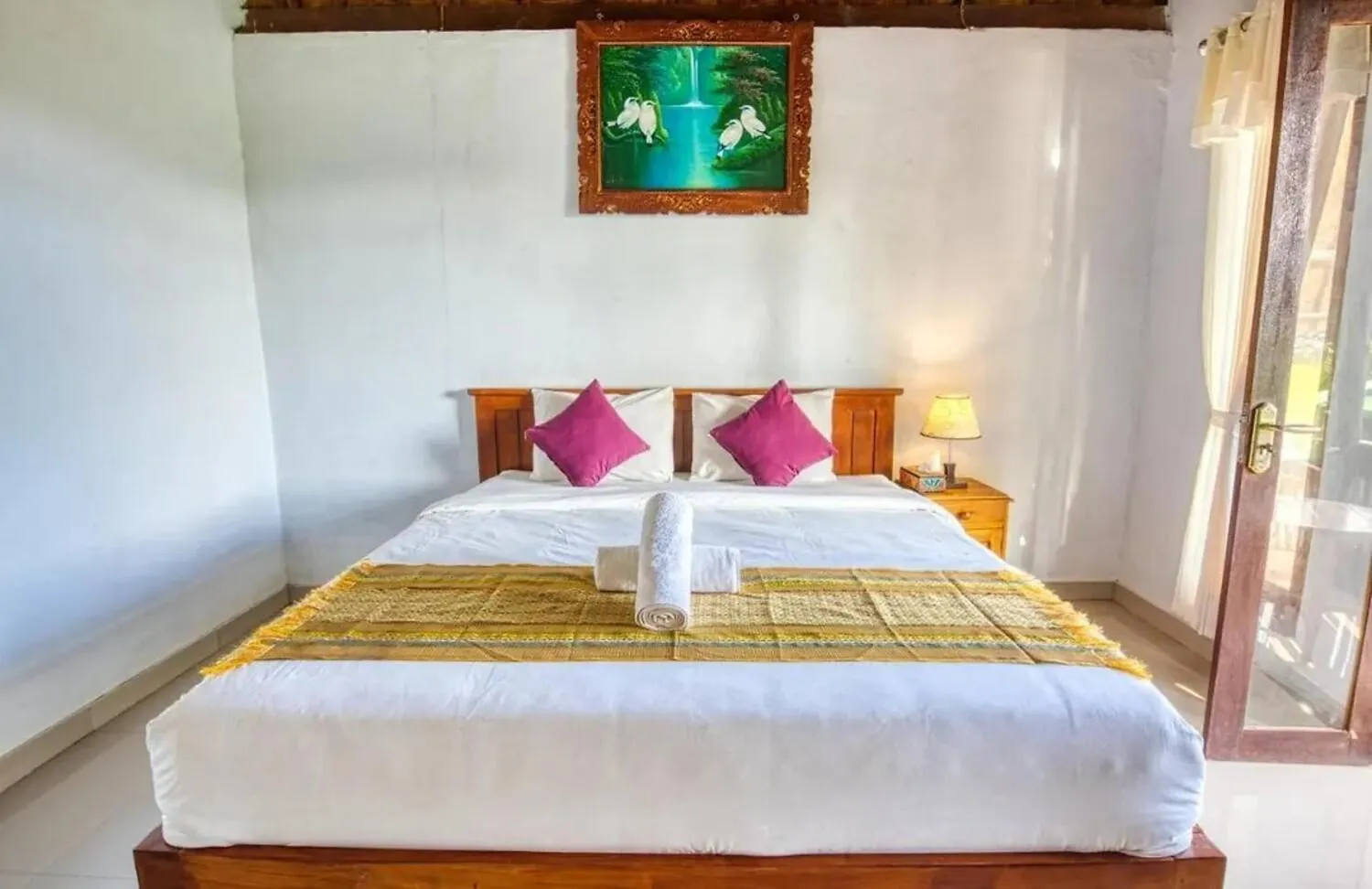 Bedroom, Bed in The Mountain Cottage