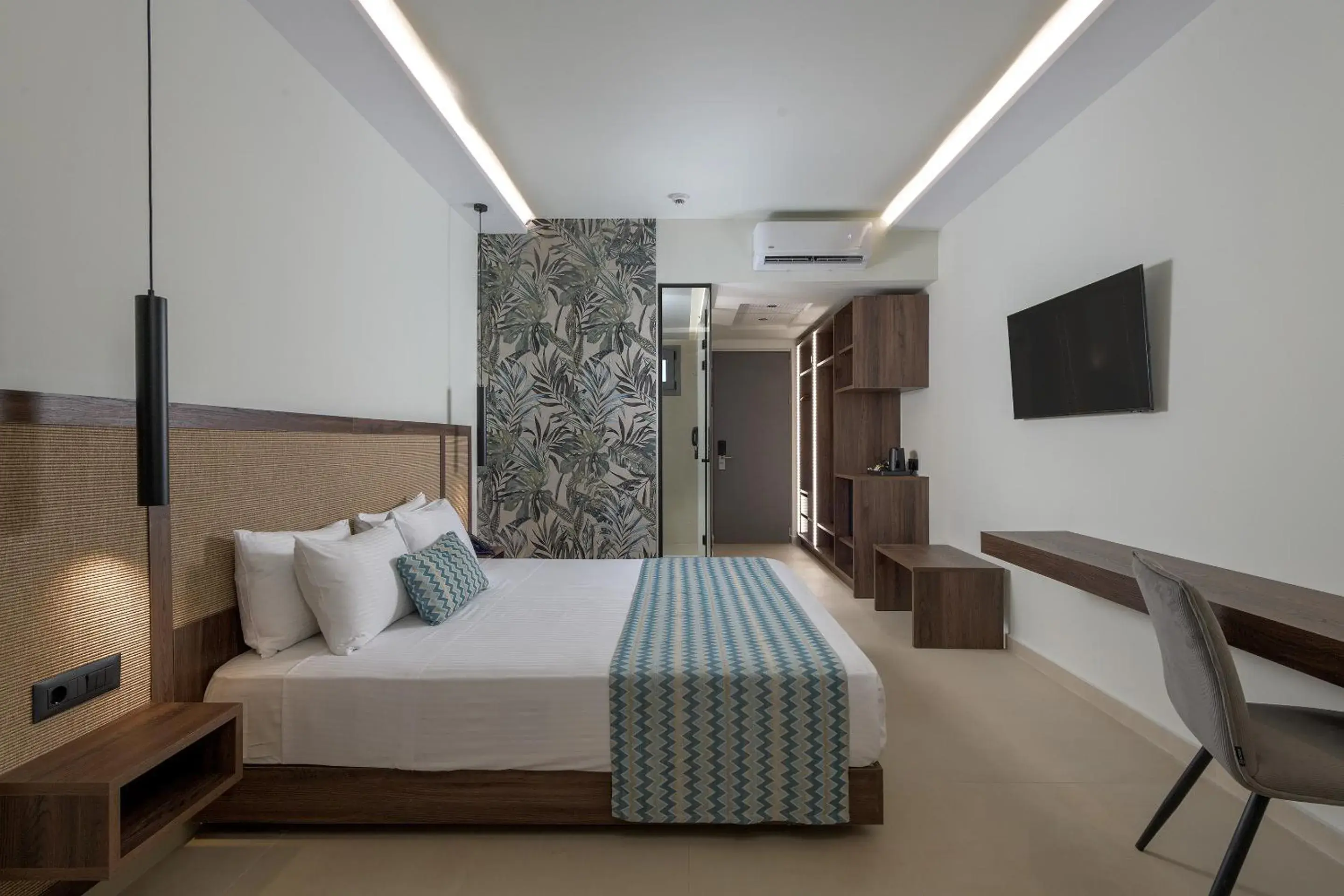 Bed in Oceanis Park Hotel Bed in Oceanis Park Hotel