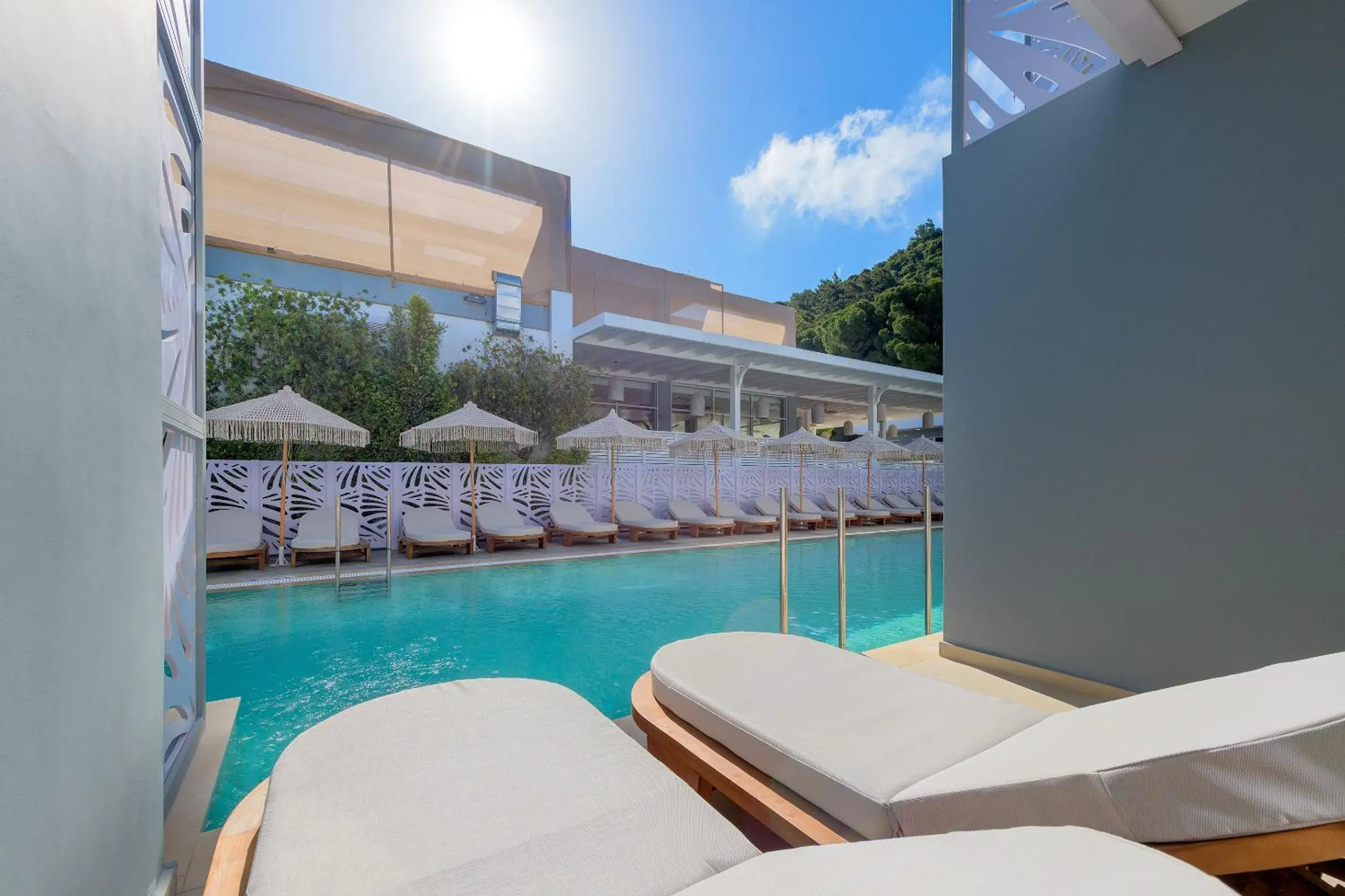 Pool view in Oceanis Park Hotel Pool view in Oceanis Park Hotel