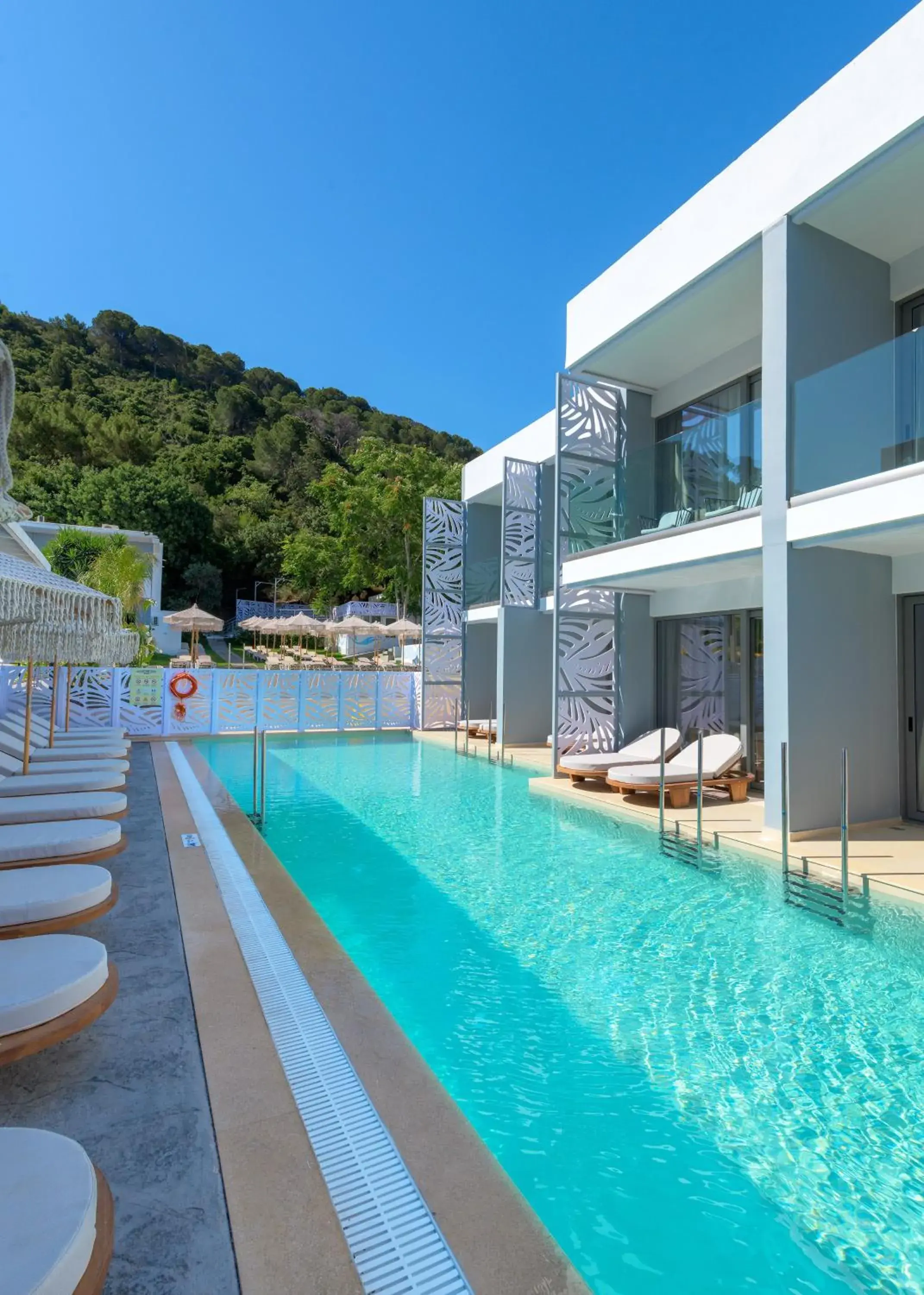 Pool view in Oceanis Park Hotel Pool view in Oceanis Park Hotel