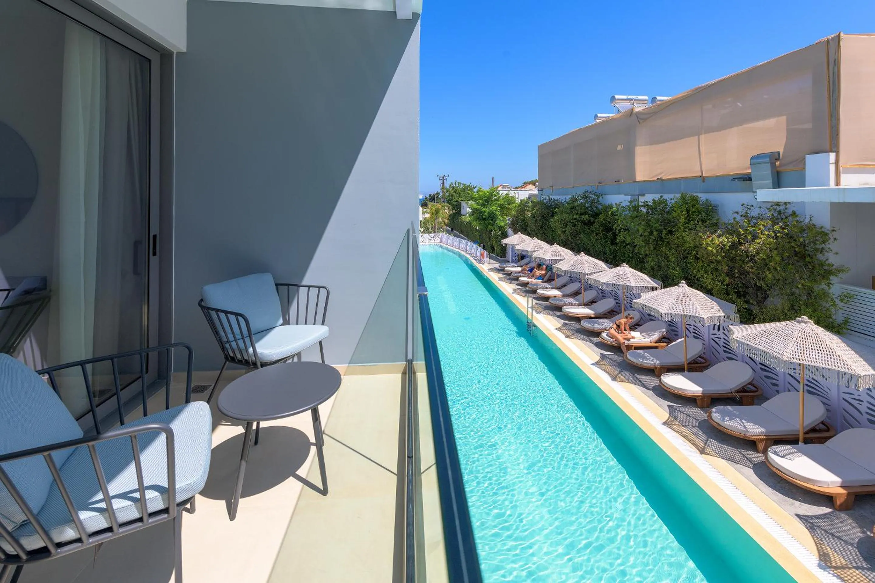 Pool view in Oceanis Park Hotel