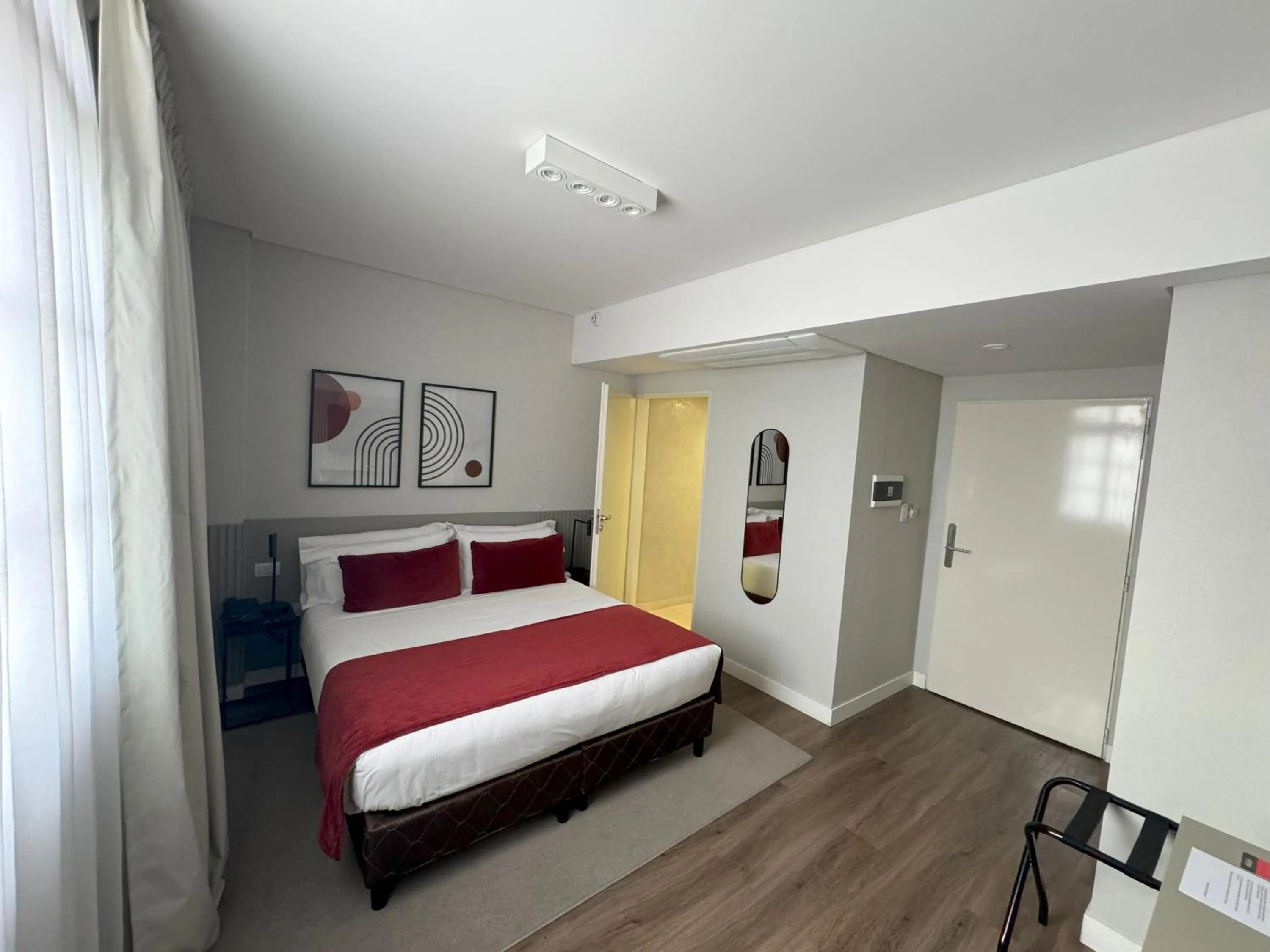 Bed in Guemes Hotel & Spa