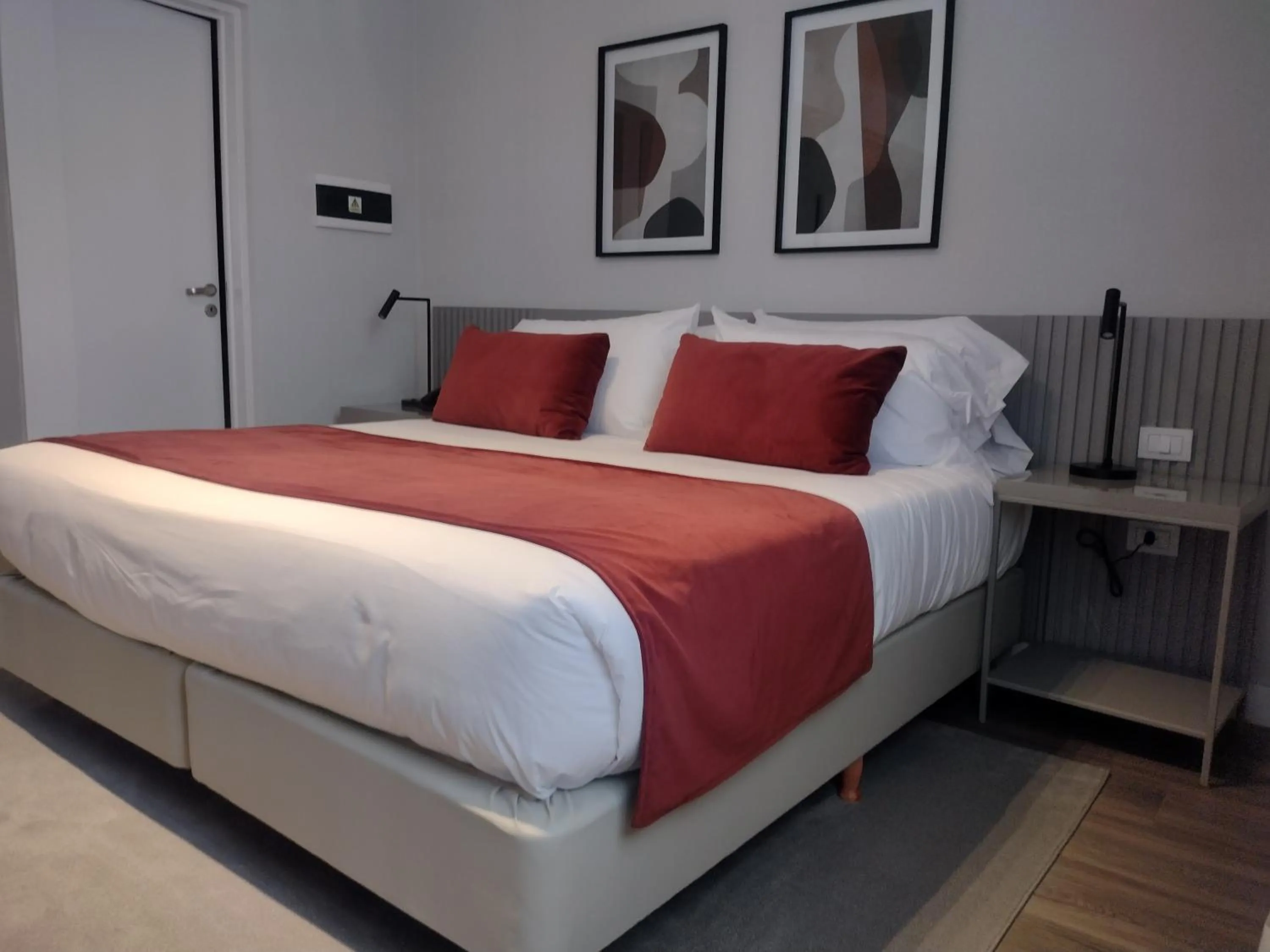 Bed in Guemes Hotel & Spa