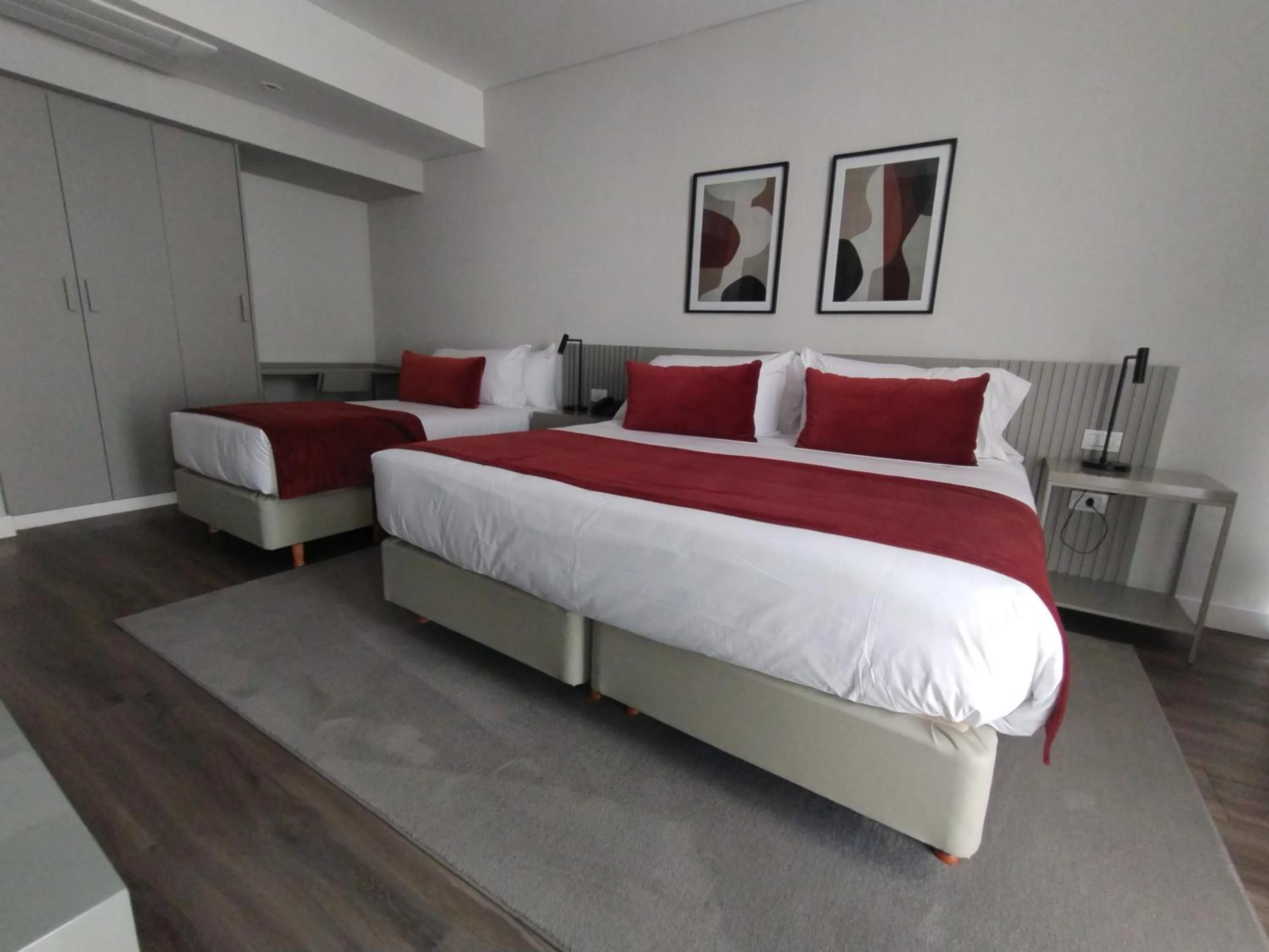 Bed in Guemes Hotel & Spa