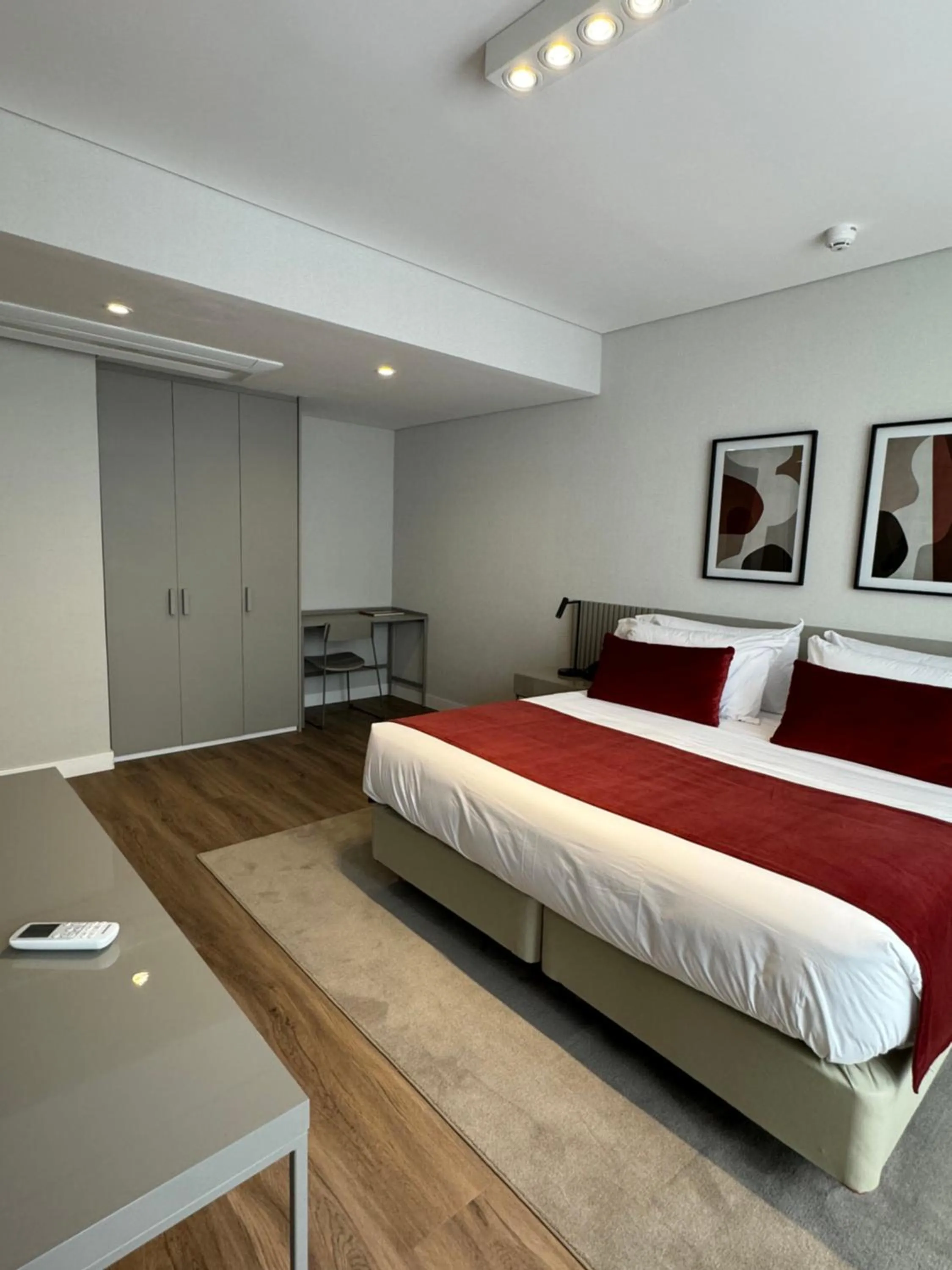 Bed in Guemes Hotel & Spa