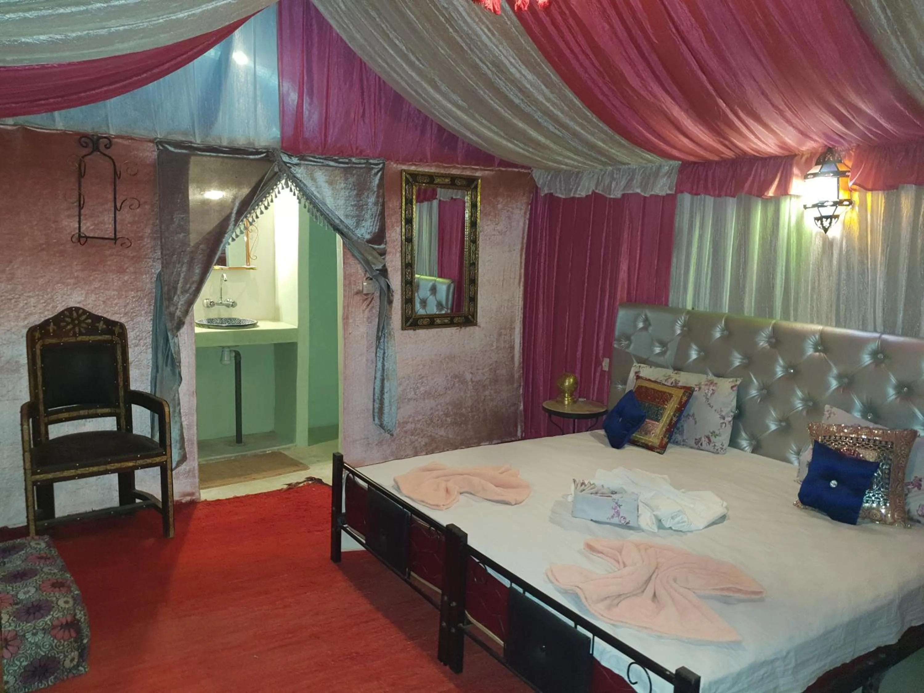 Bed in Auberge Sahara Garden