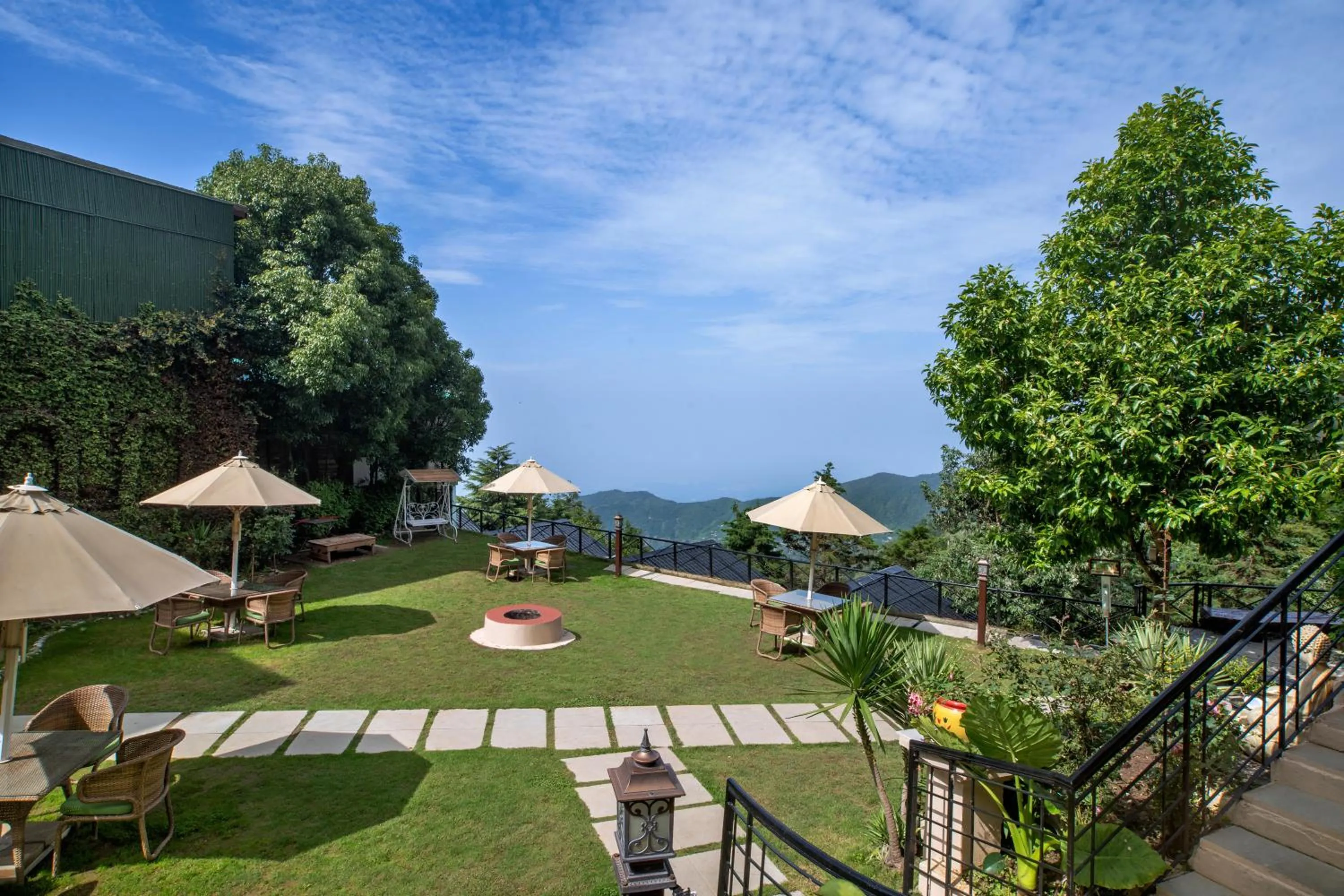 Garden in Larisa Resort, Mussoorie