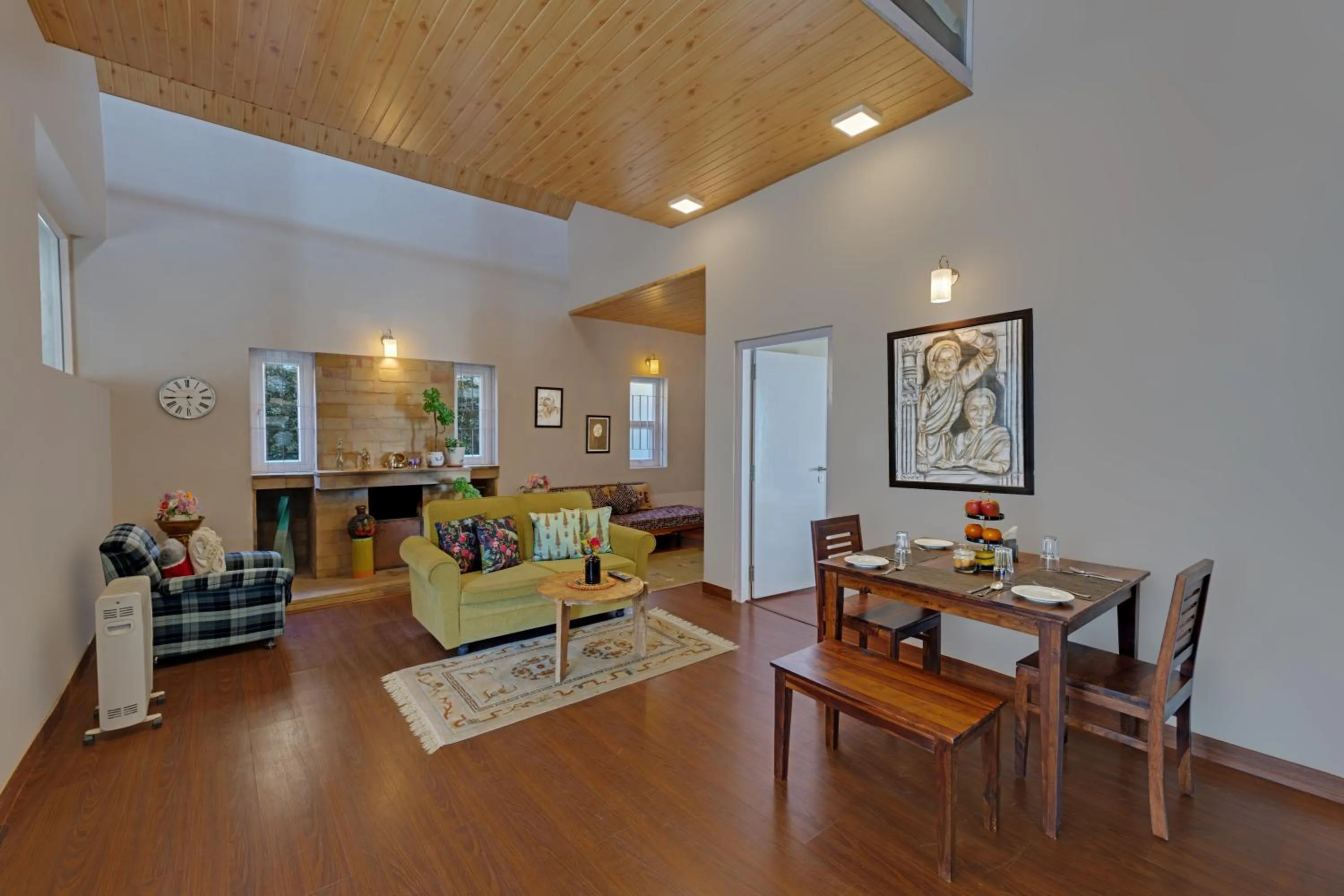 Living room in Larisa Resort, Mussoorie