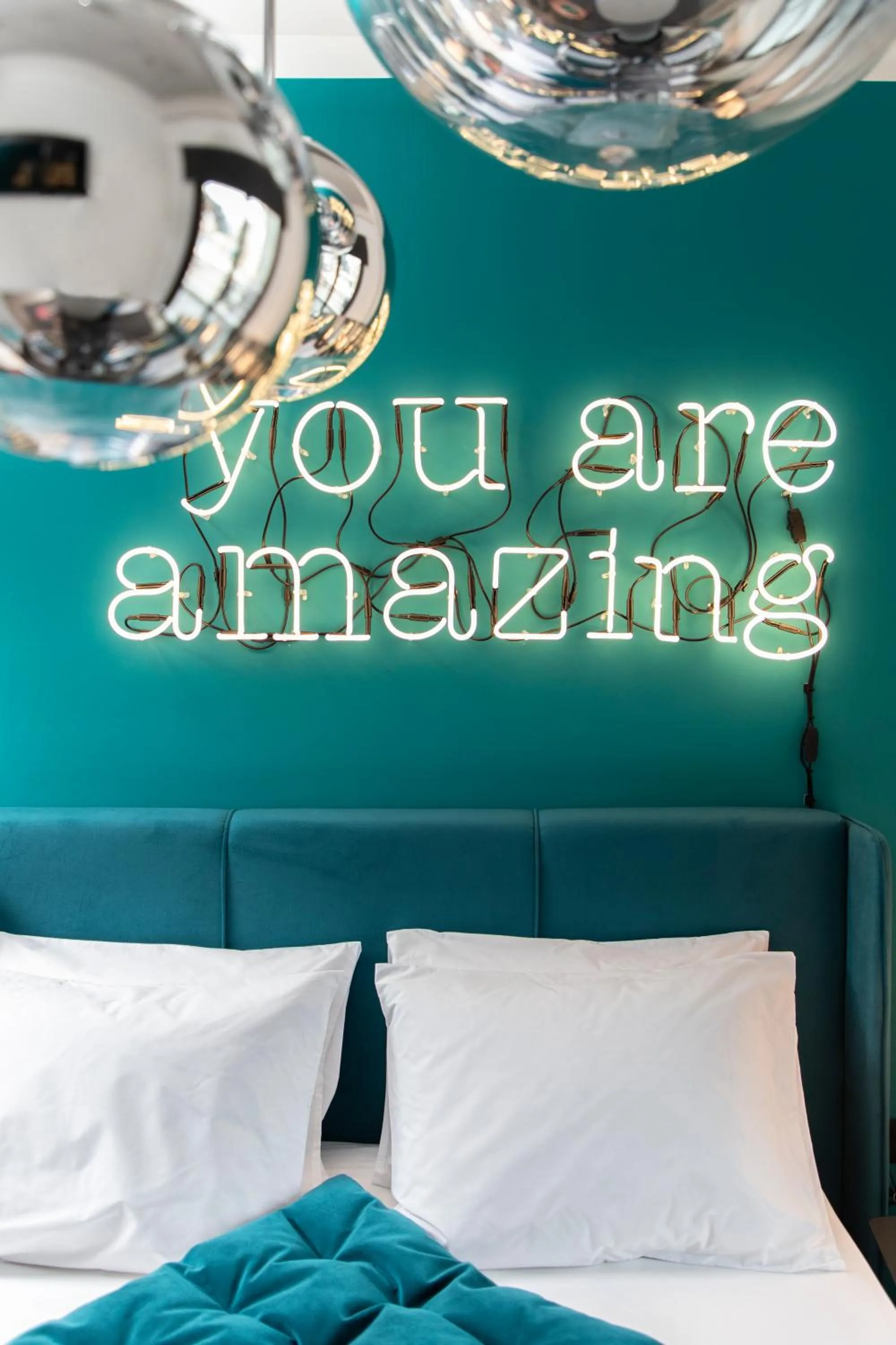 Property logo or sign, Bed in 14 Reasons Why Hotel Athens