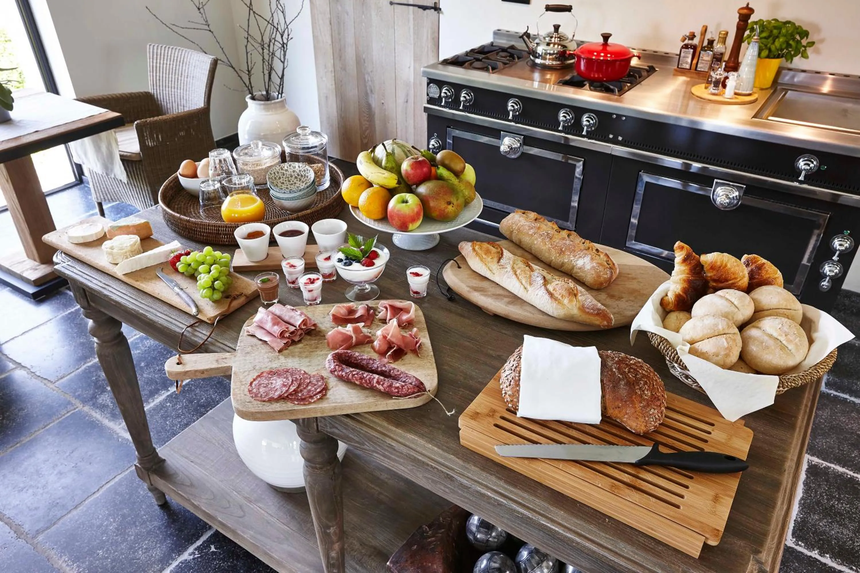 Breakfast in De Zonnebrug Dijkhoeve