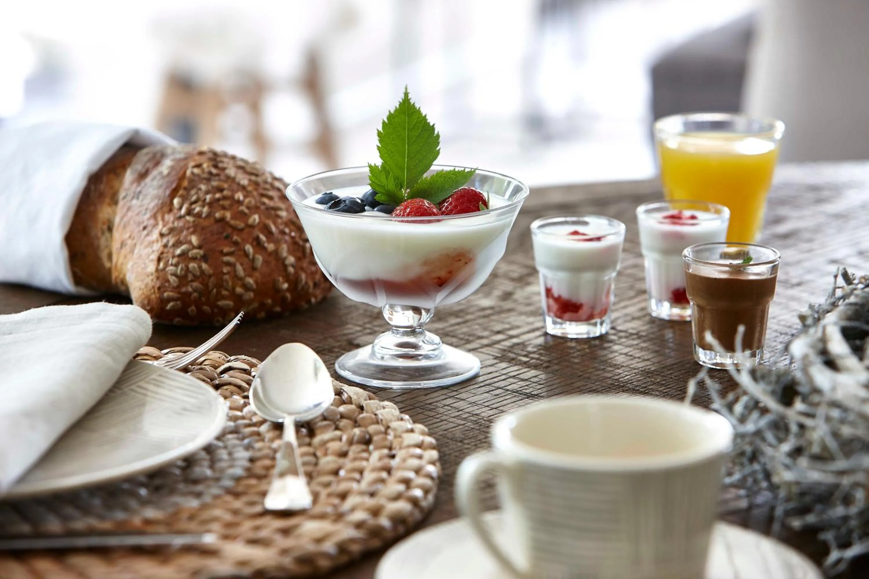 Food and drinks in De Zonnebrug Dijkhoeve