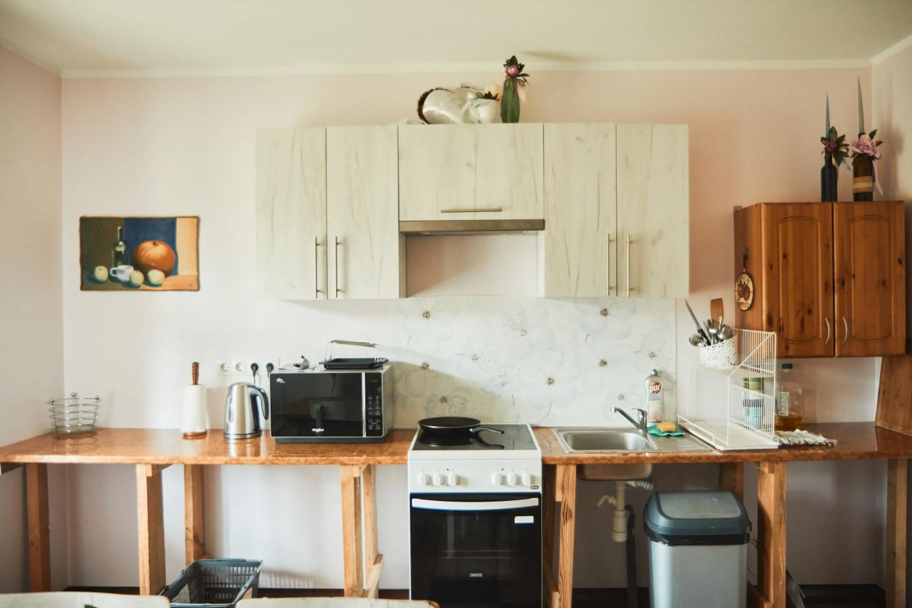 Kitchen or kitchenette in Kroņakrogs