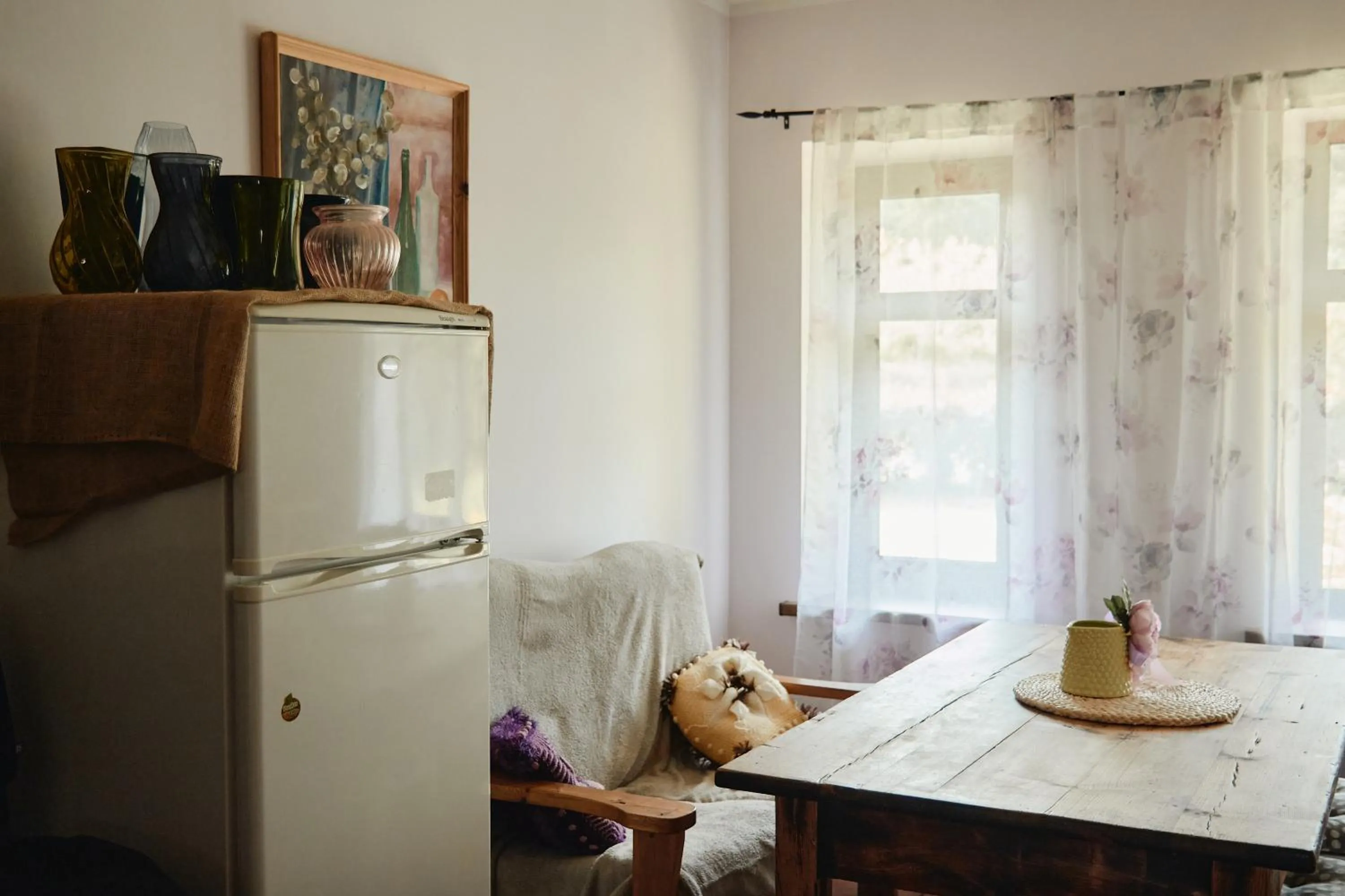 Kitchen or kitchenette in Kroņakrogs