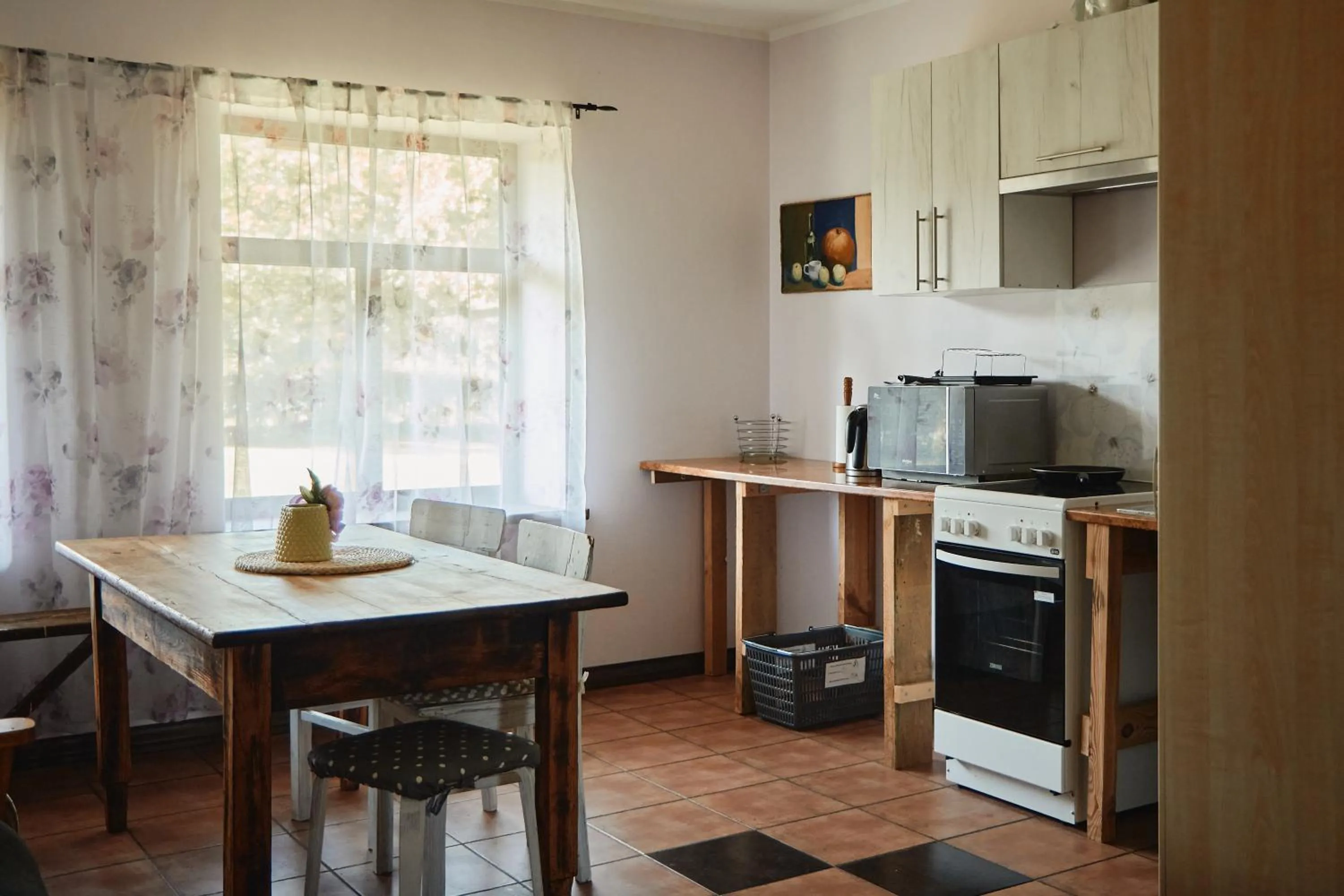 Kitchen or kitchenette in Kroņakrogs