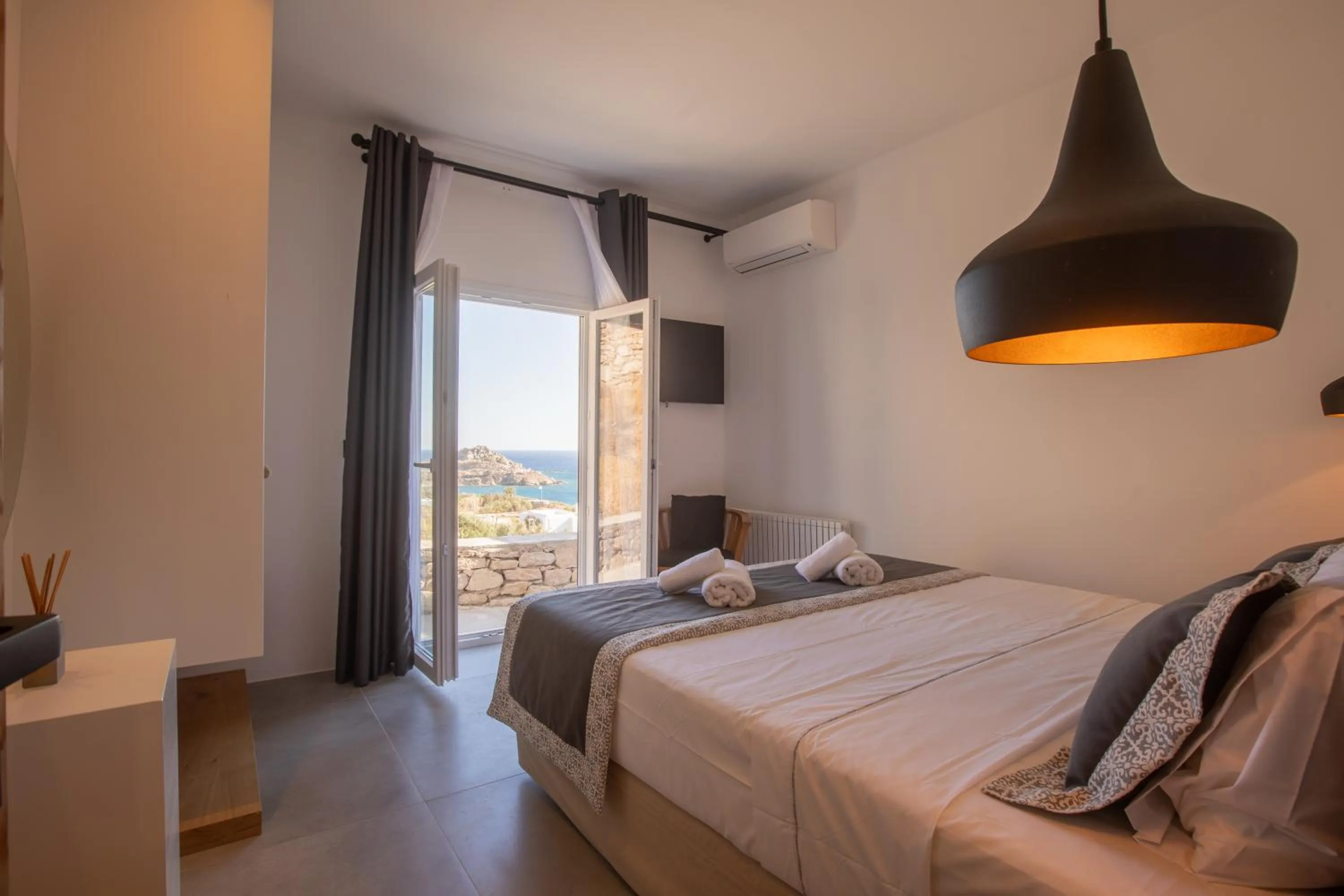 Bed in SeaCode Villas