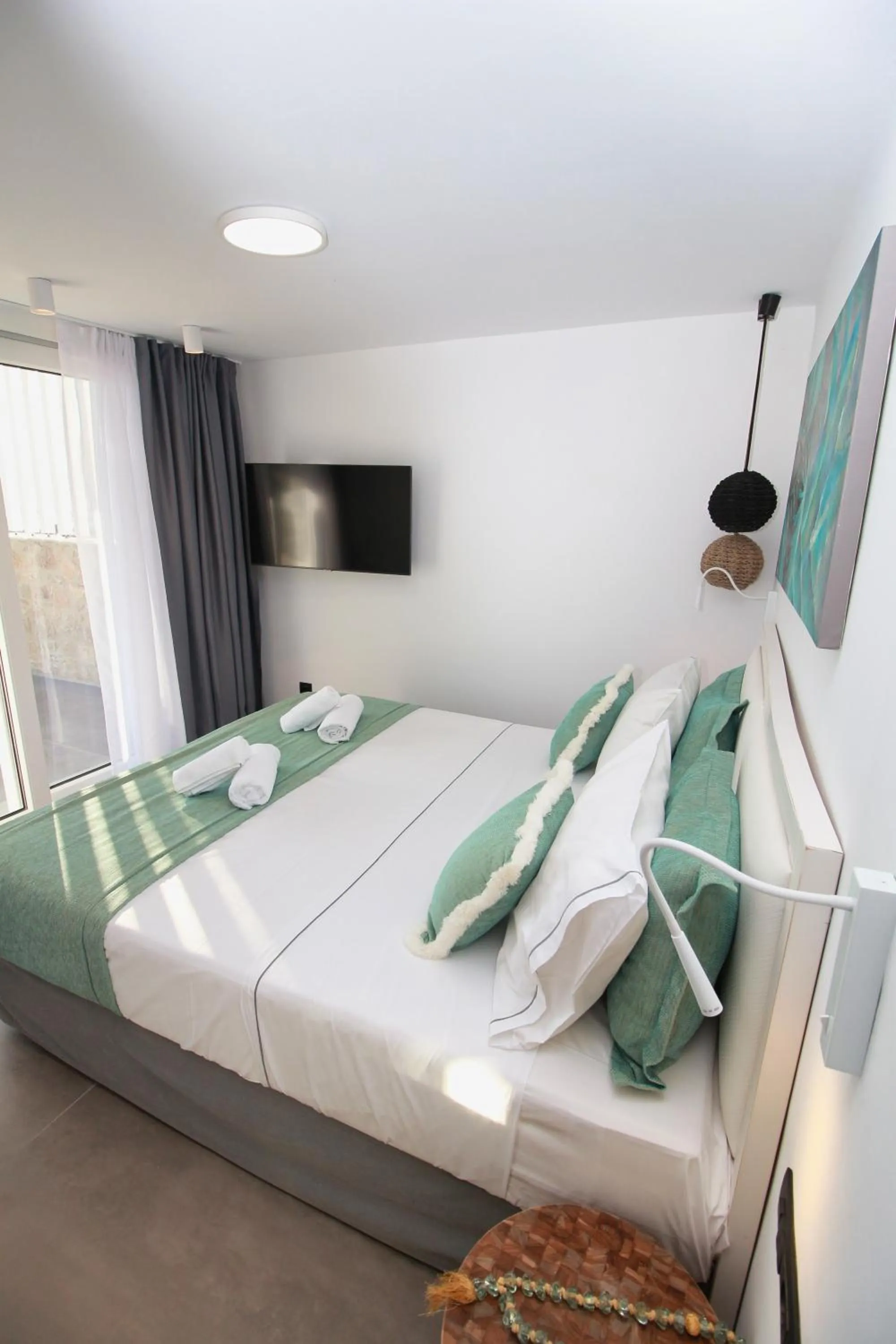 Bed in SeaCode Villas