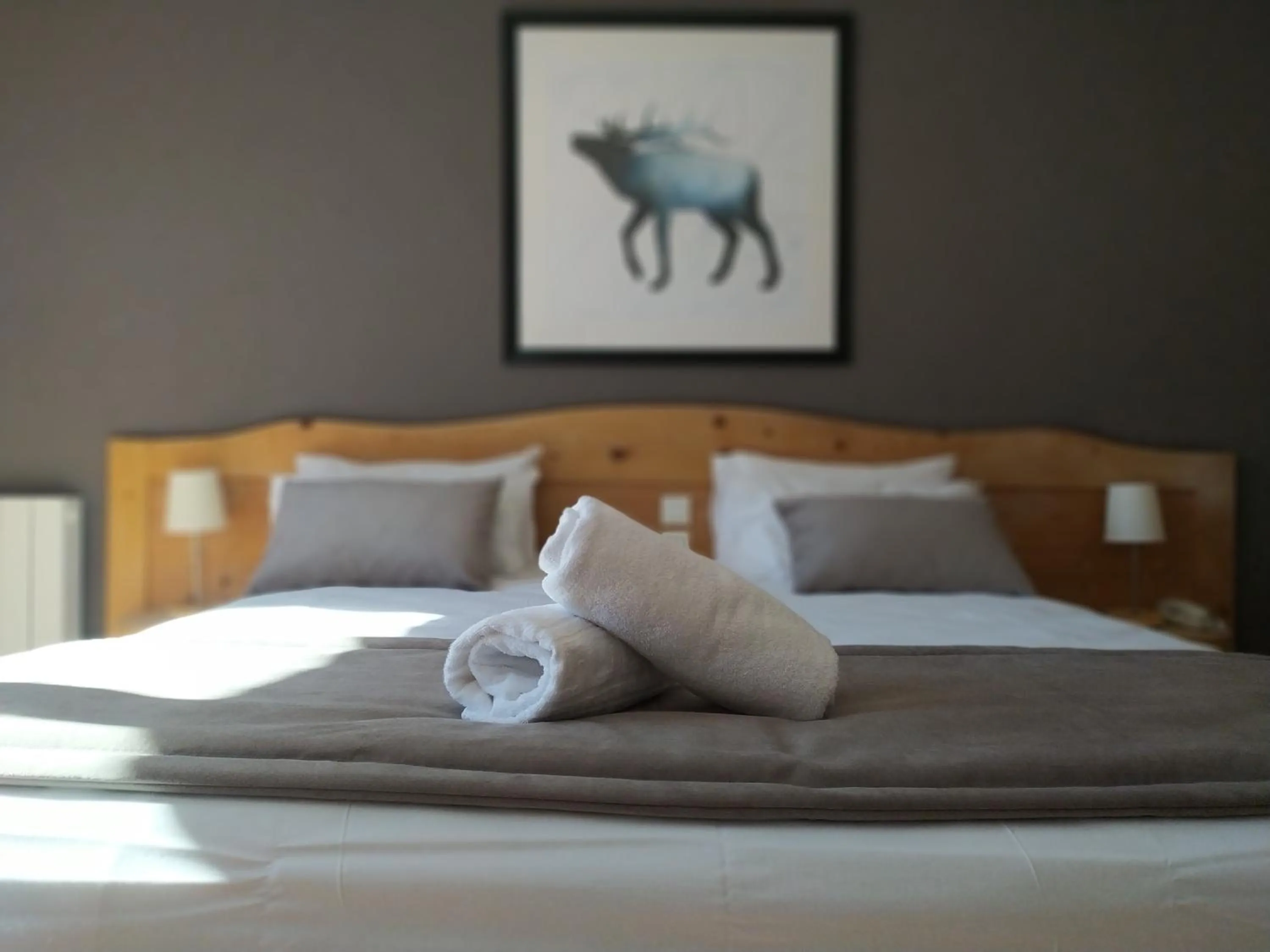 Photo of the whole room, Bed in Hôtel Aalborg