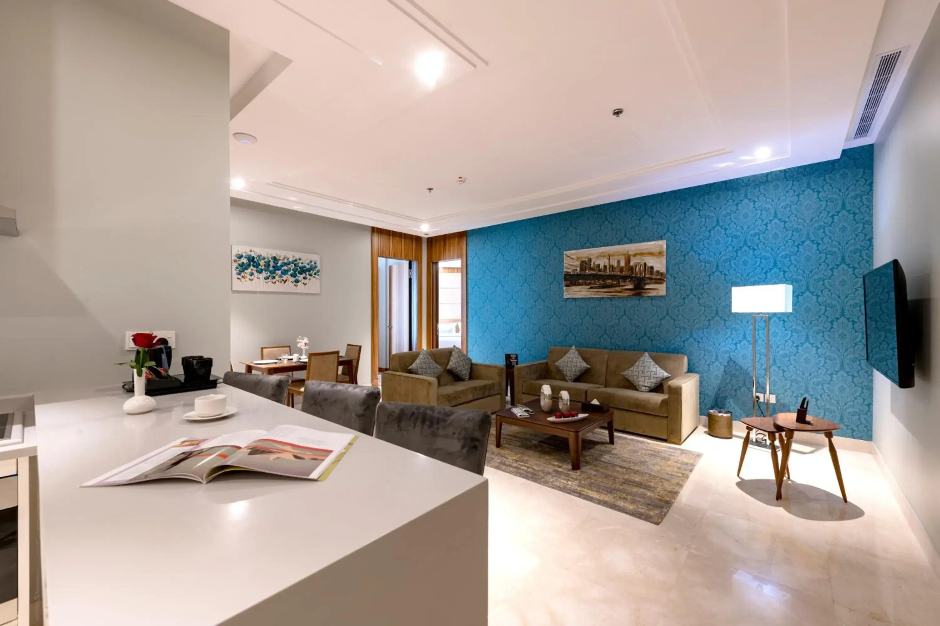 Living room in Taj Jeddah Hotel Apartment Living room in Taj Jeddah Hotel Apartment