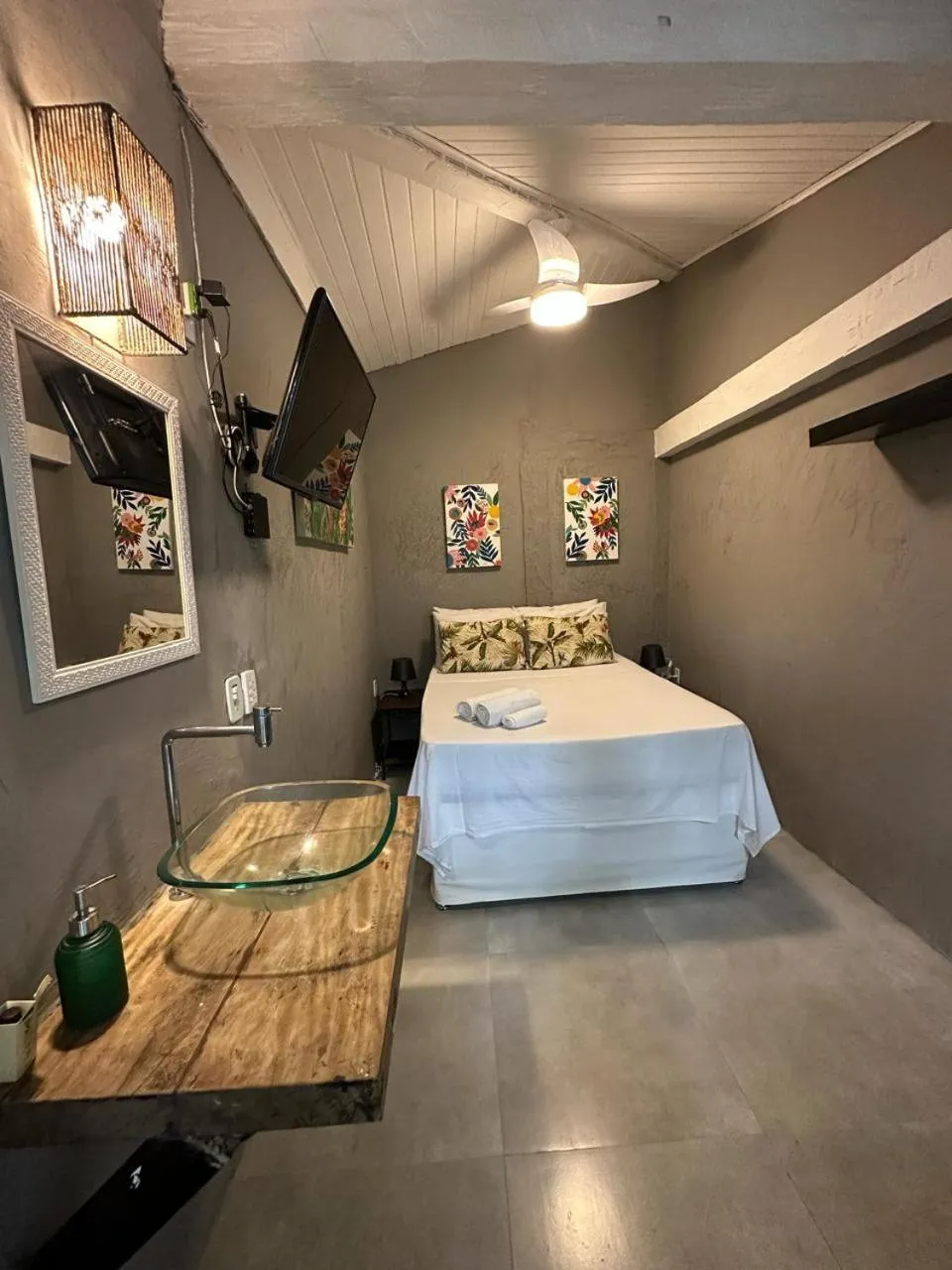 Bed in Jardim Secreto Guest House