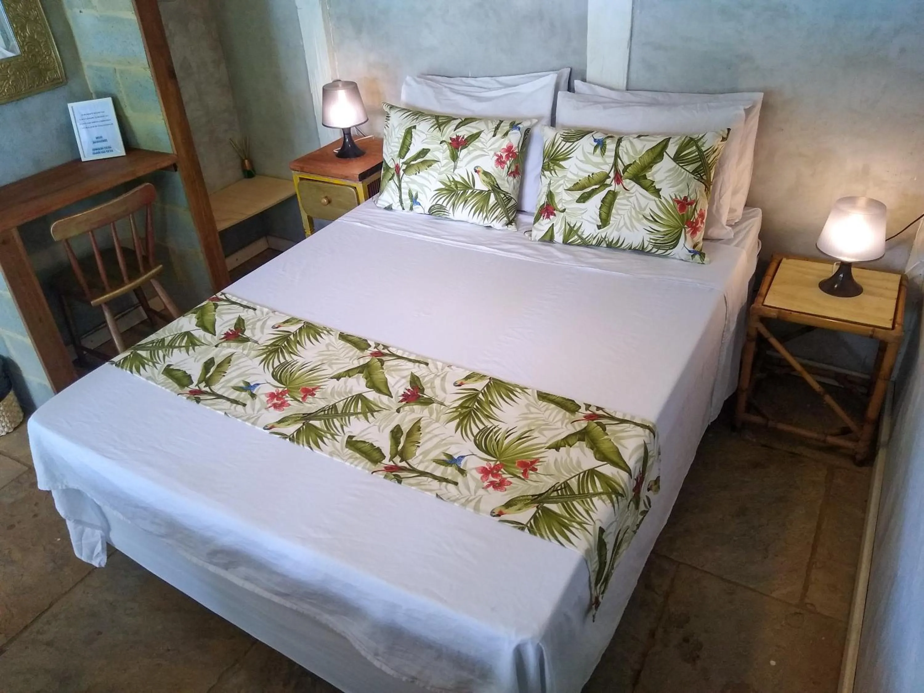 Bed in Jardim Secreto Guest House