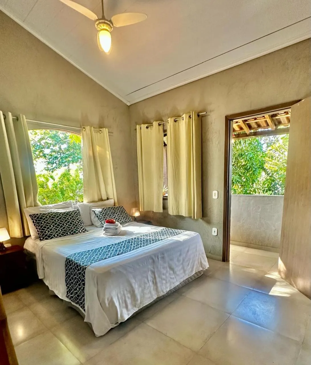 Bed in Jardim Secreto Guest House