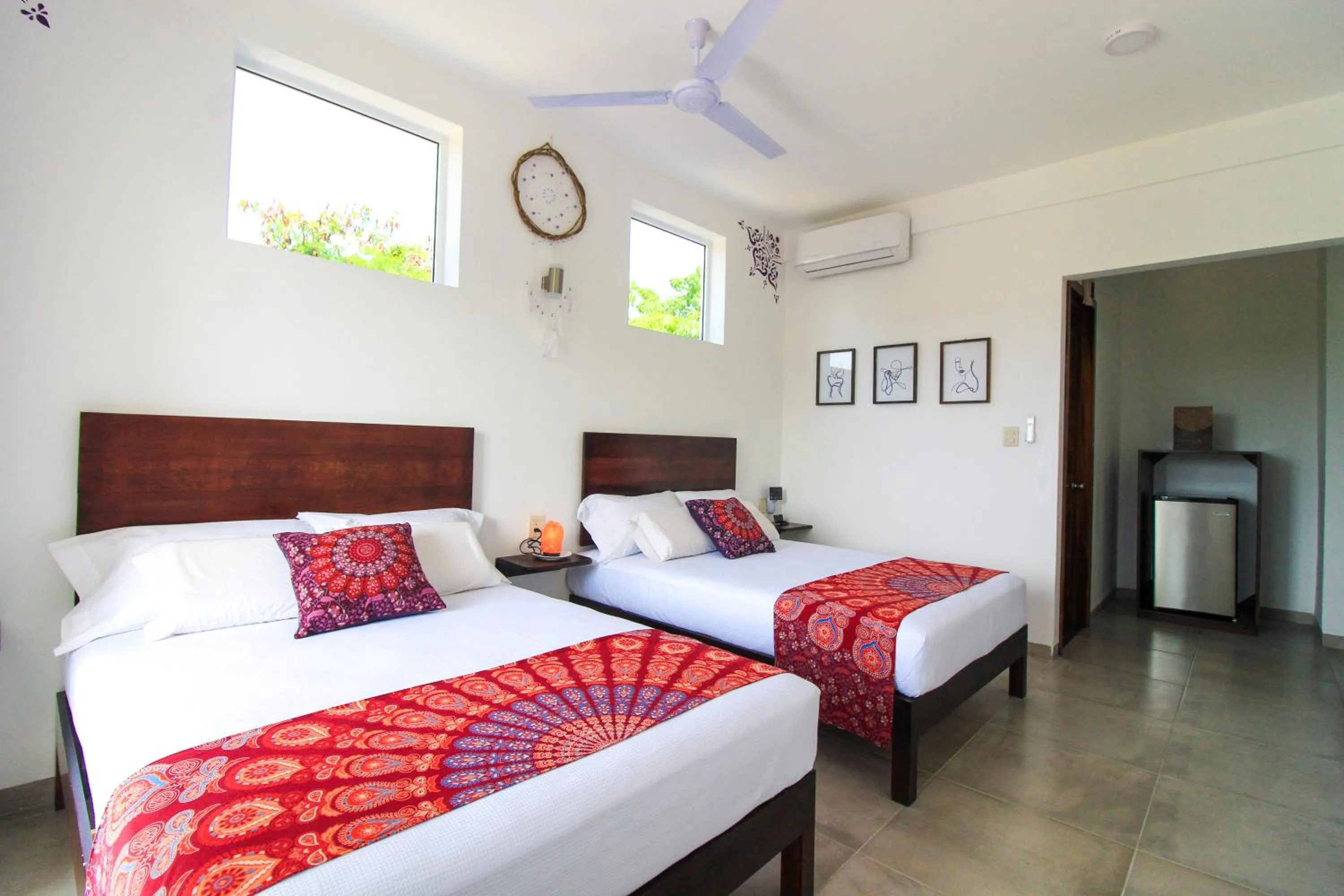 Bed in Casa de Olas Boutique Hotel