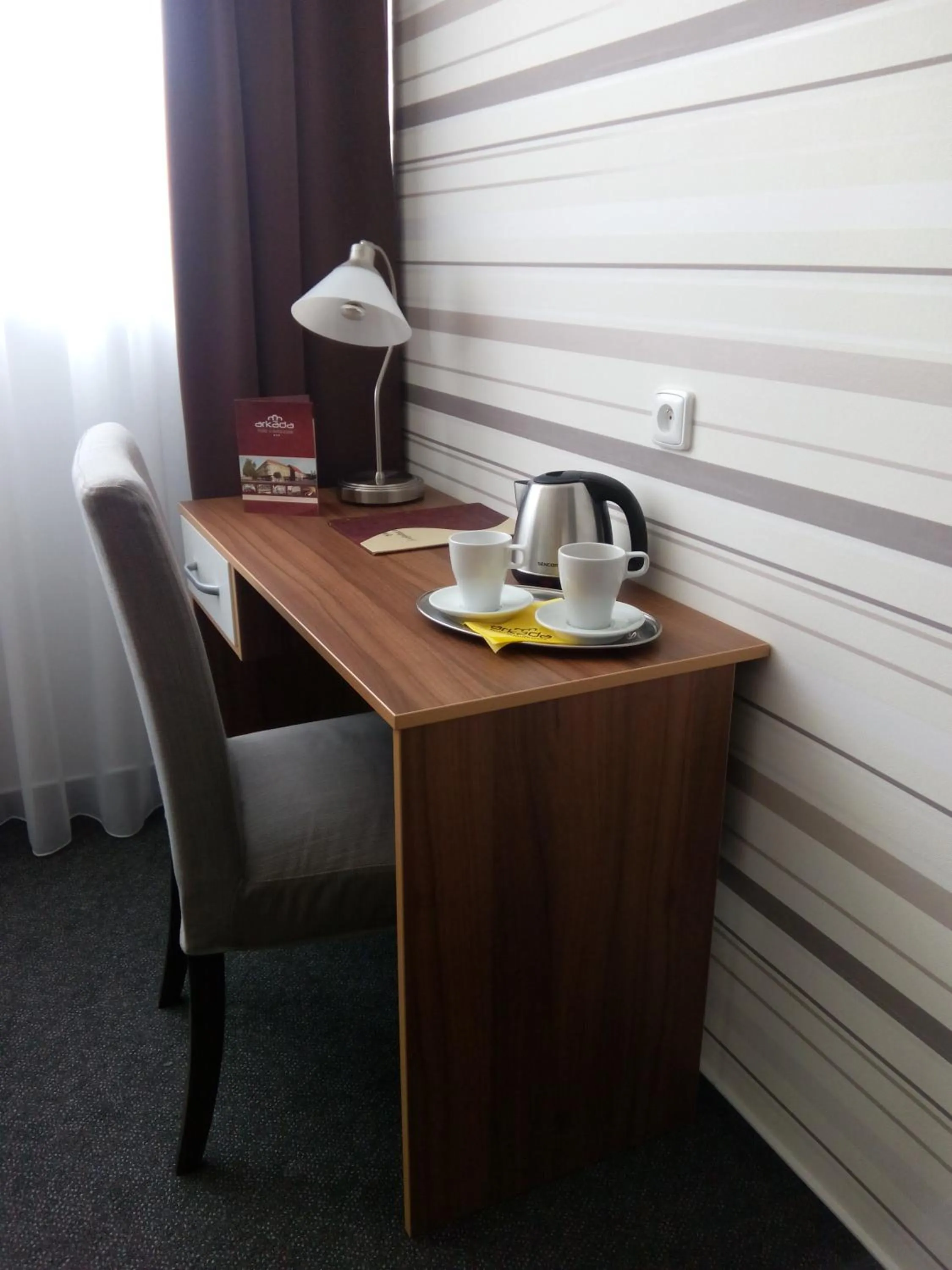 Decorative detail in Hotel Arkáda