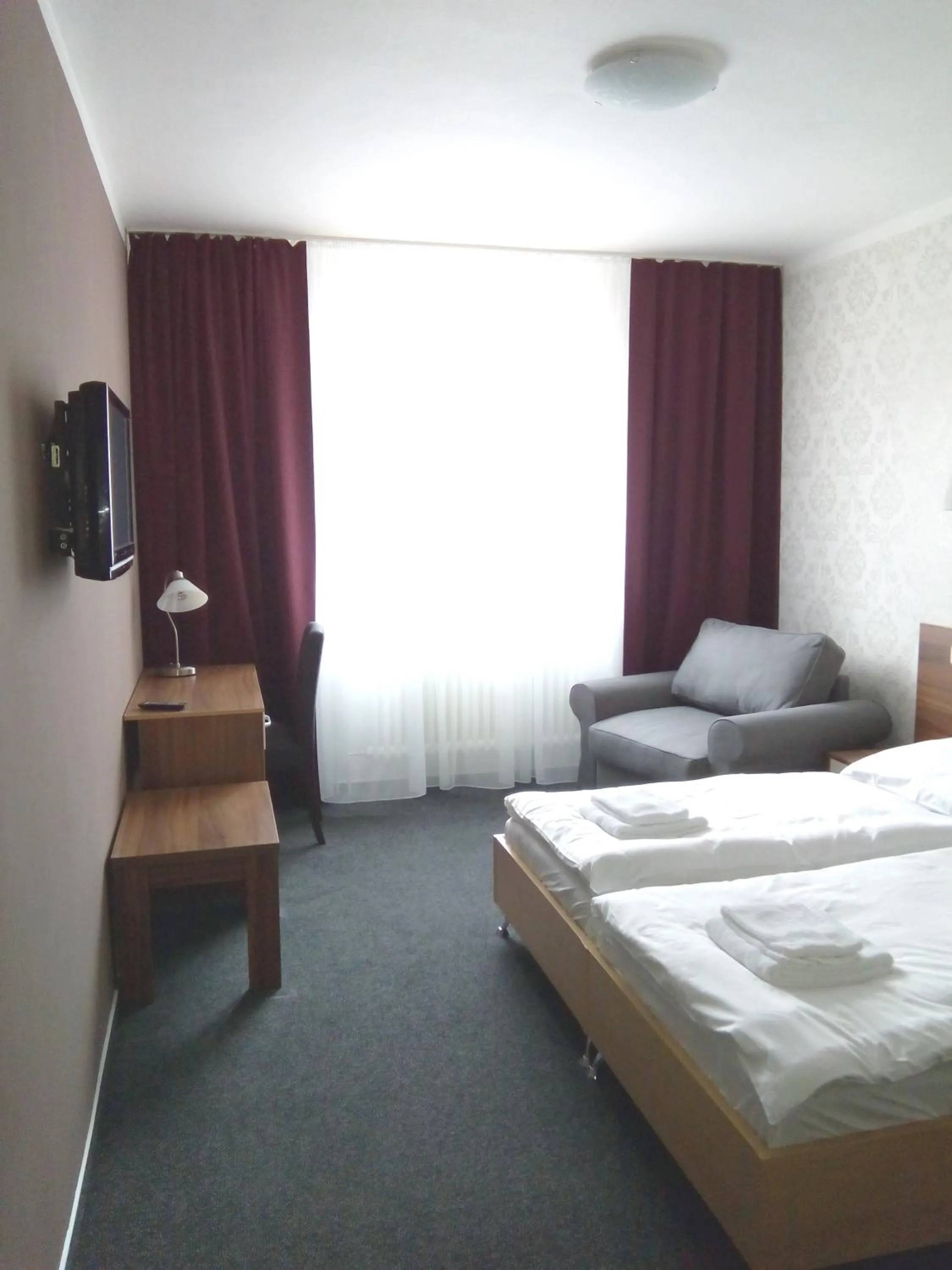 Bed in Hotel Arkáda